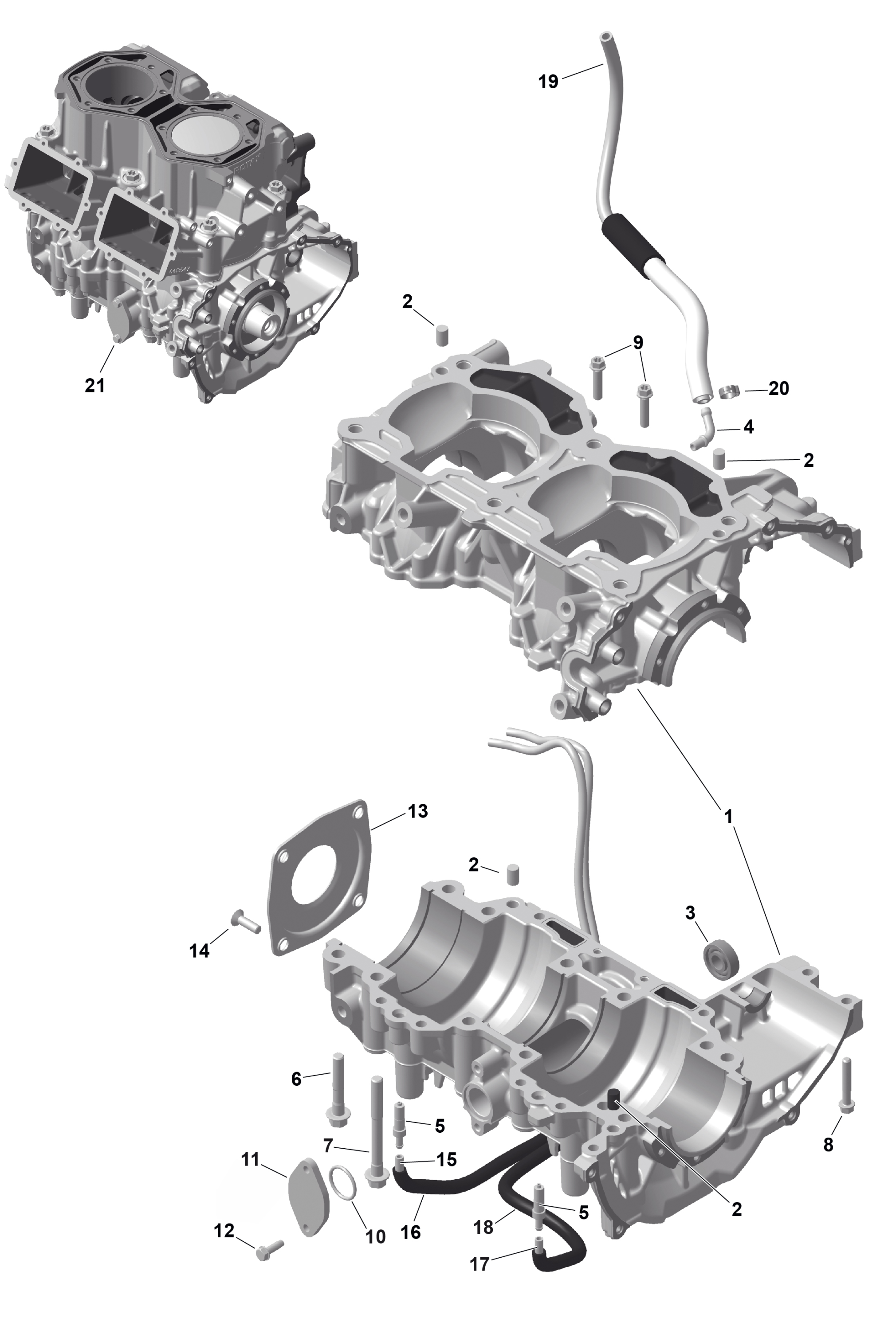 ROTAX - Crankcase