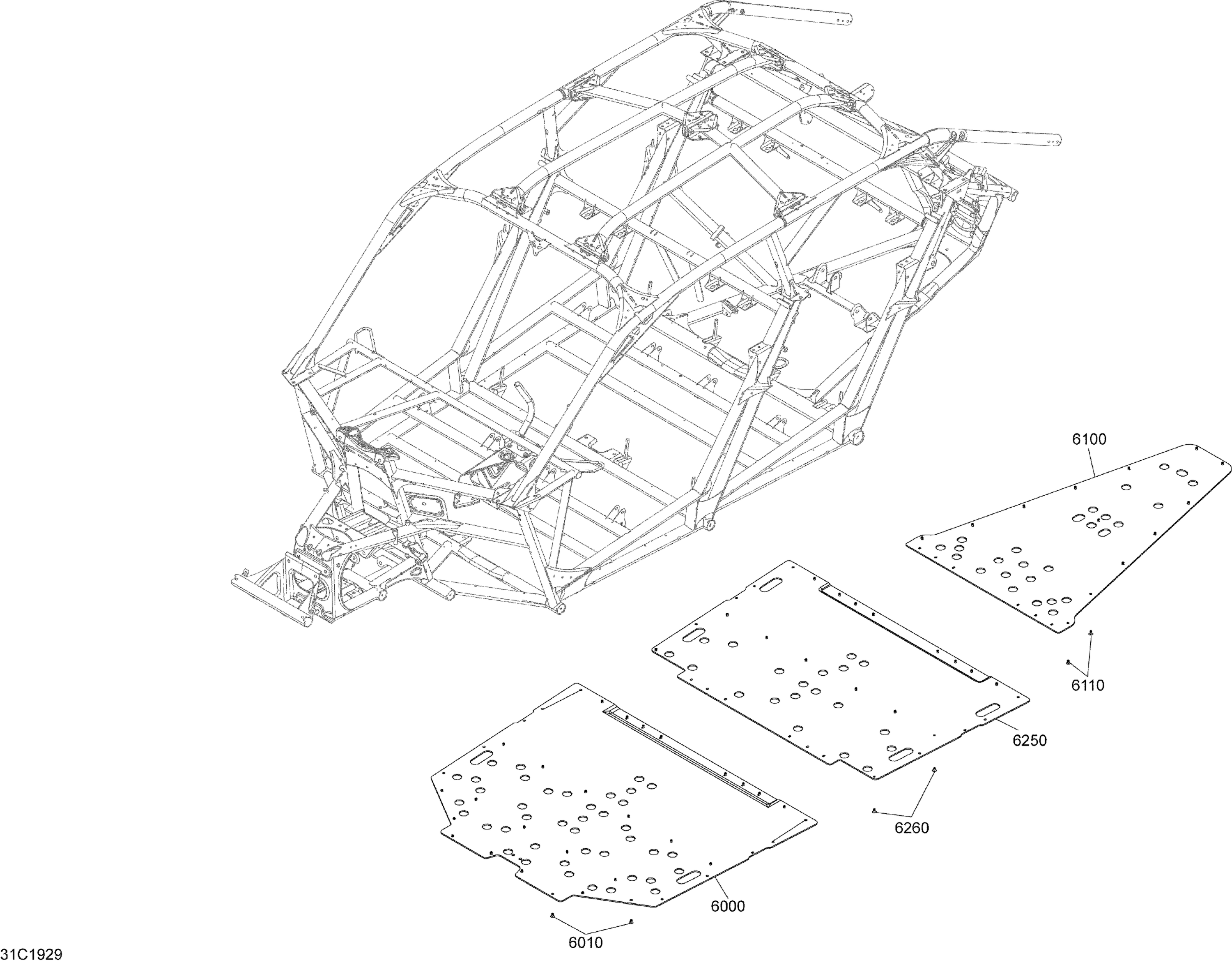 Body - Floor Section - All Colors