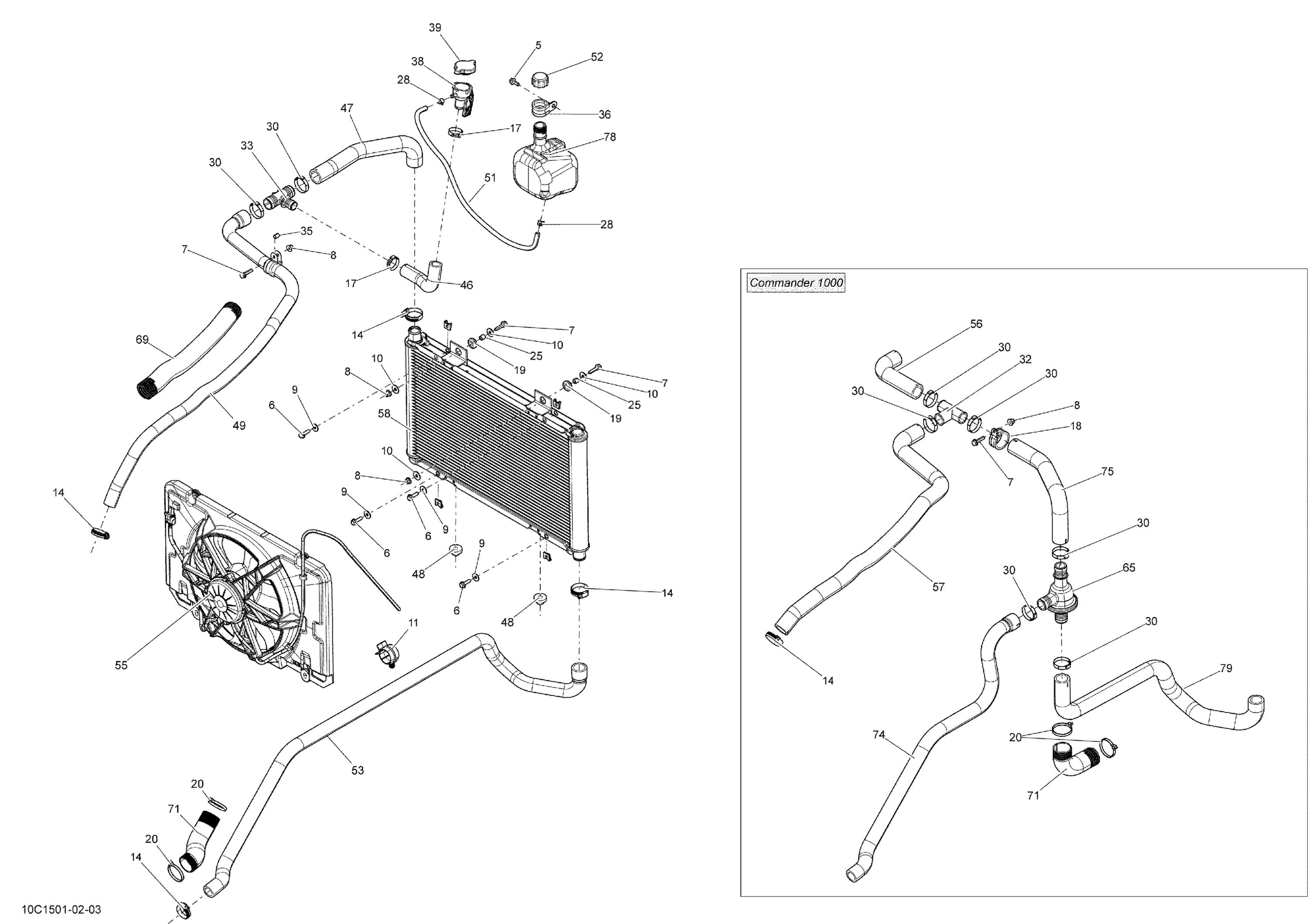 Схема узла: Cooling System _10C1503