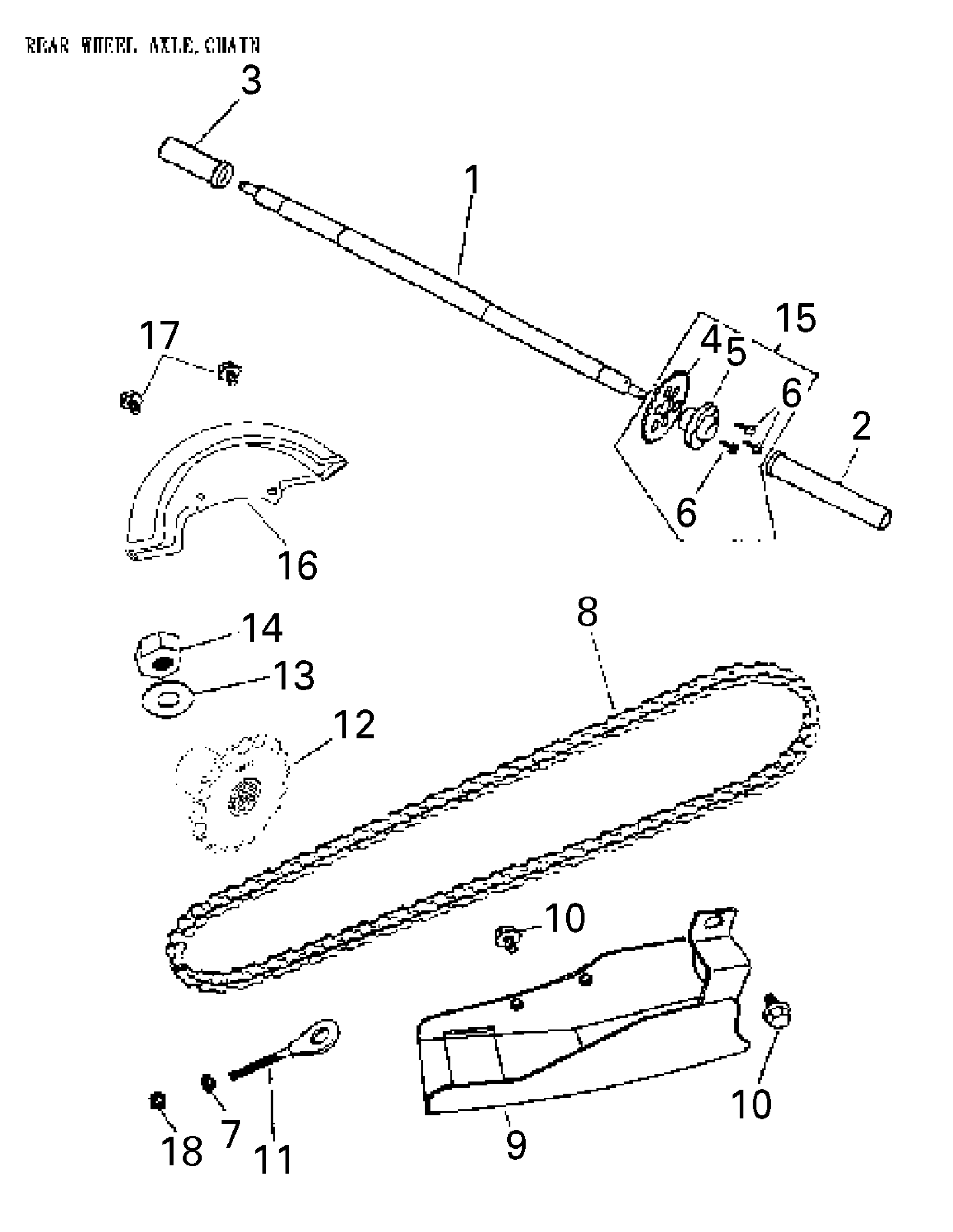 Drive System, Rear