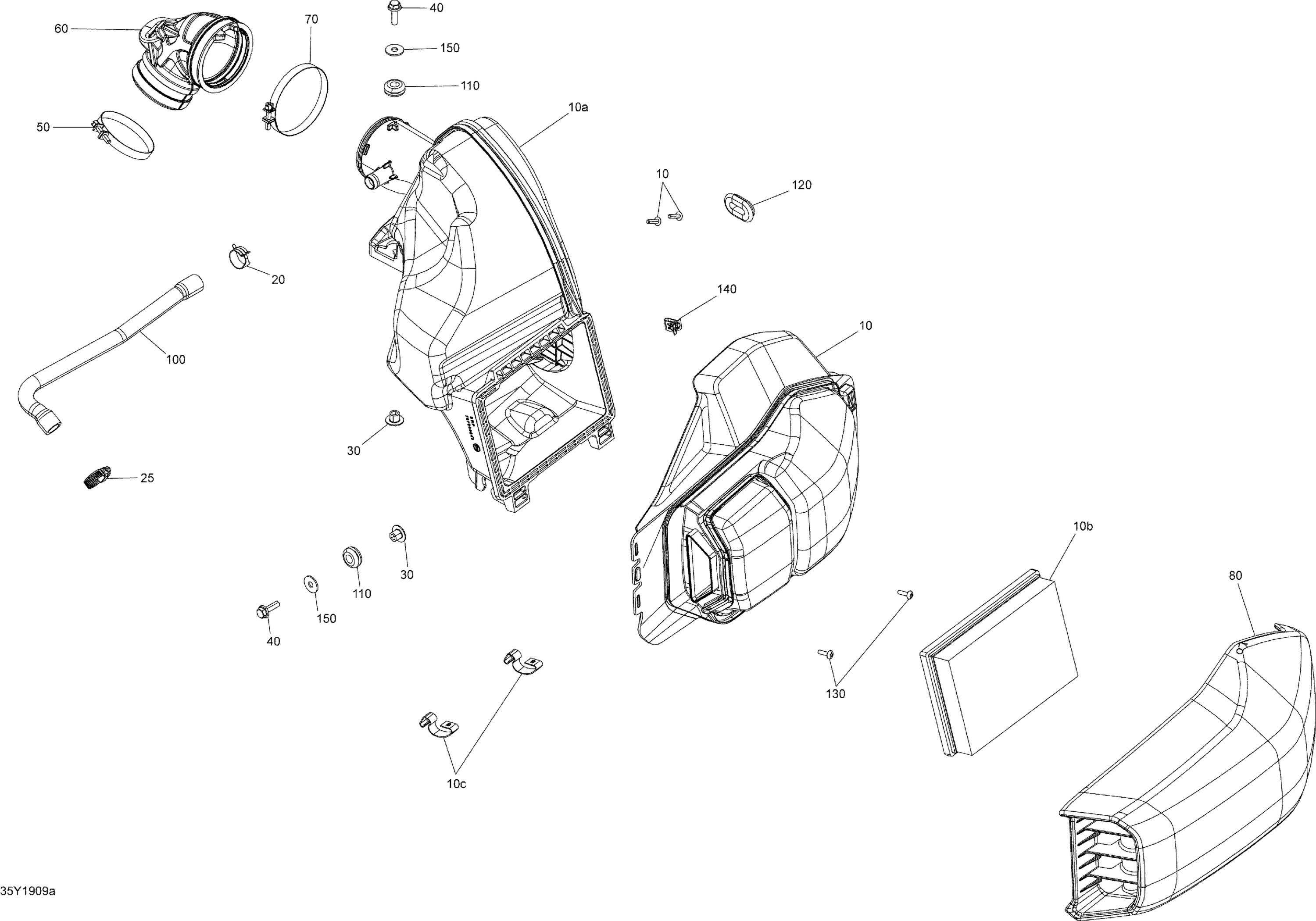 Air Intake - Engine - Air Filter / Air Box