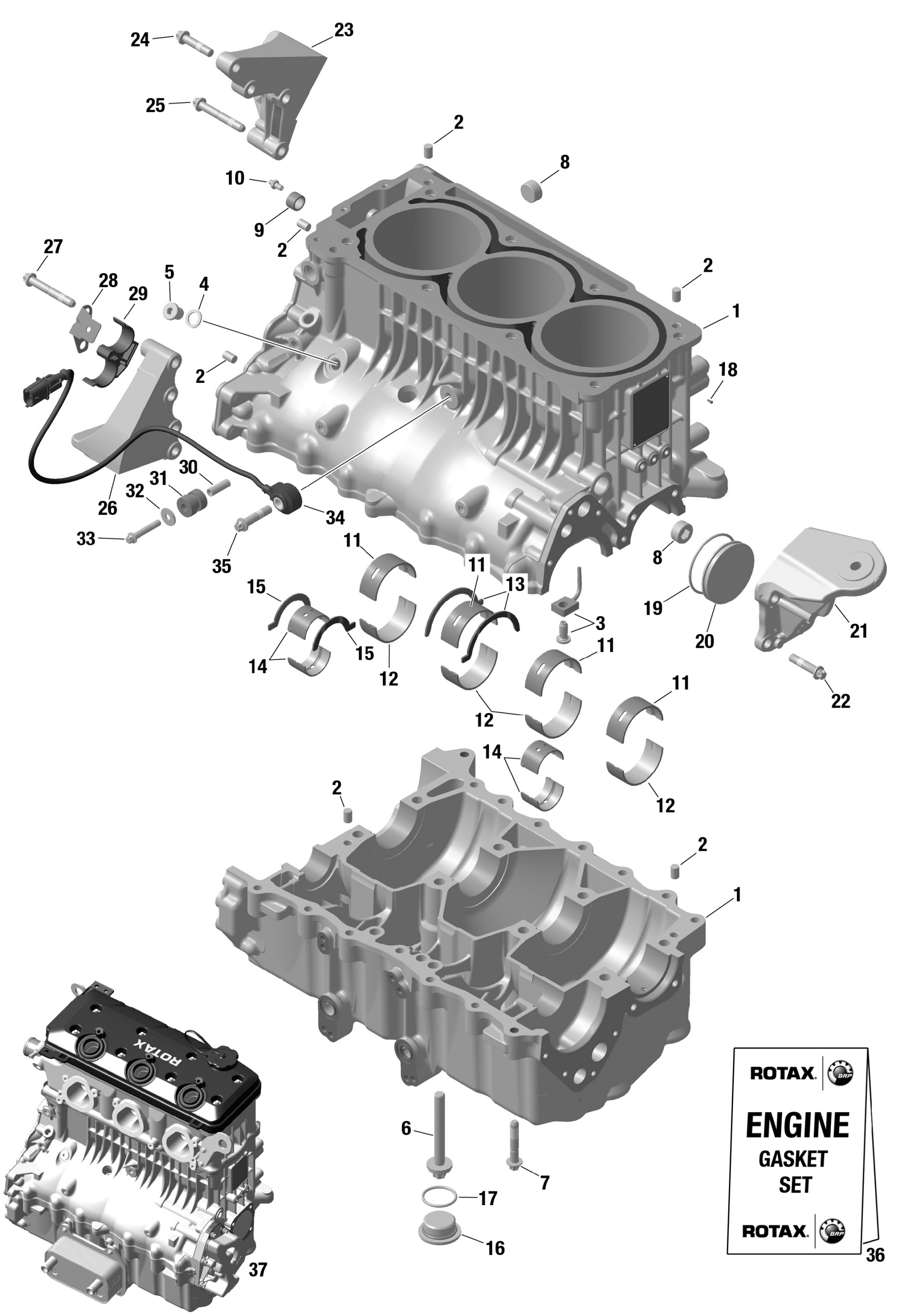 ROTAX - Crankcase