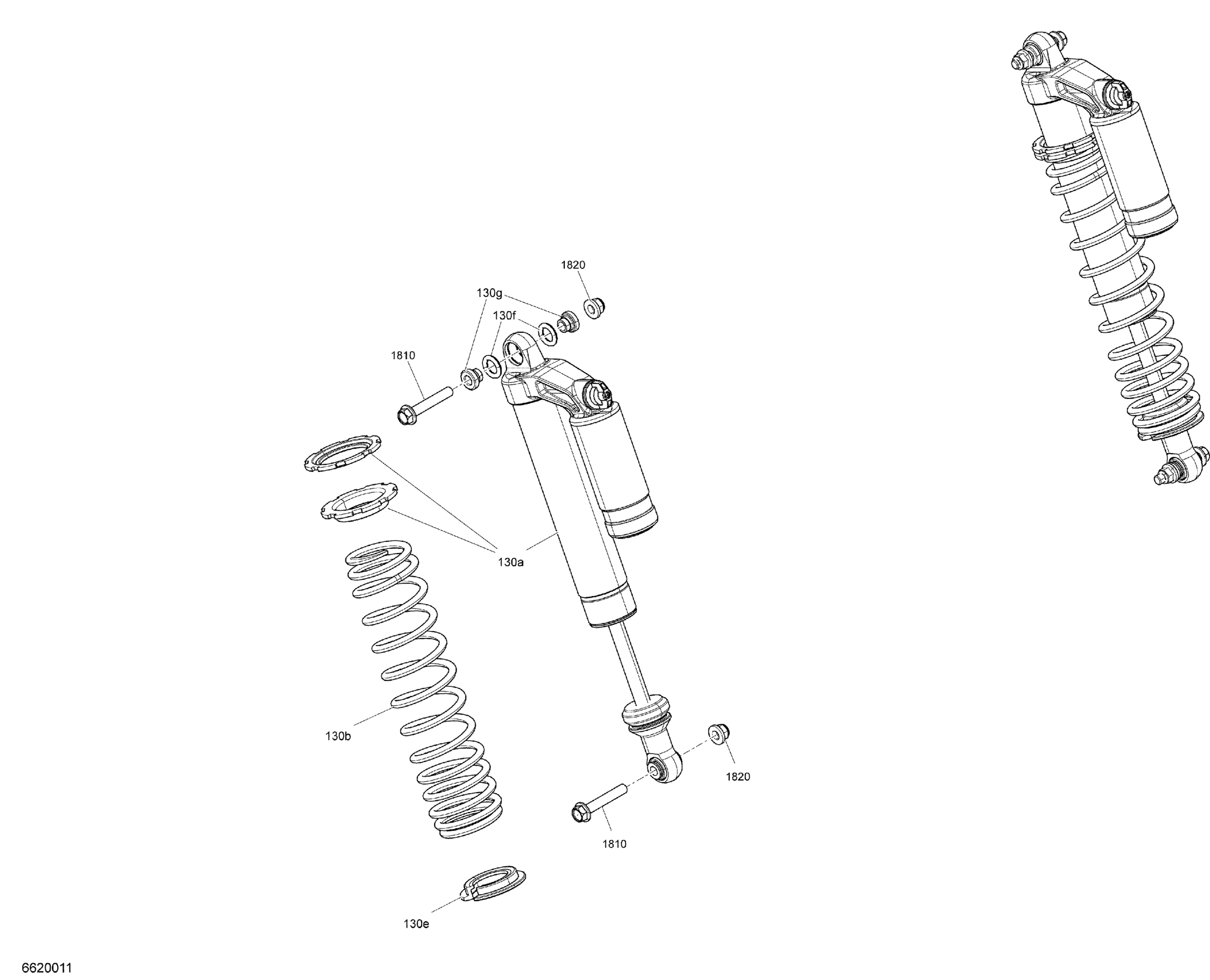 Схема узла: Rear Shock - LTD