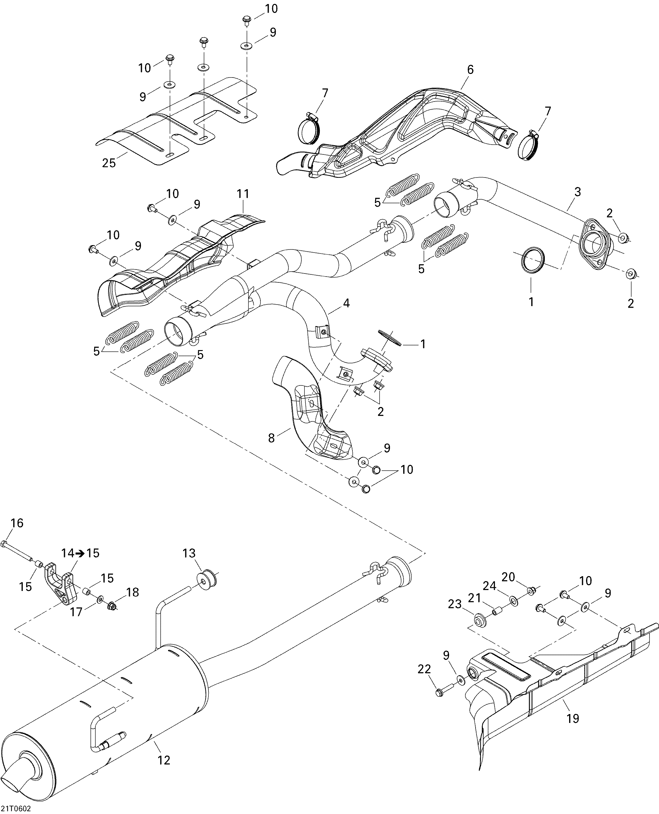 Схема узла: Exhaust System