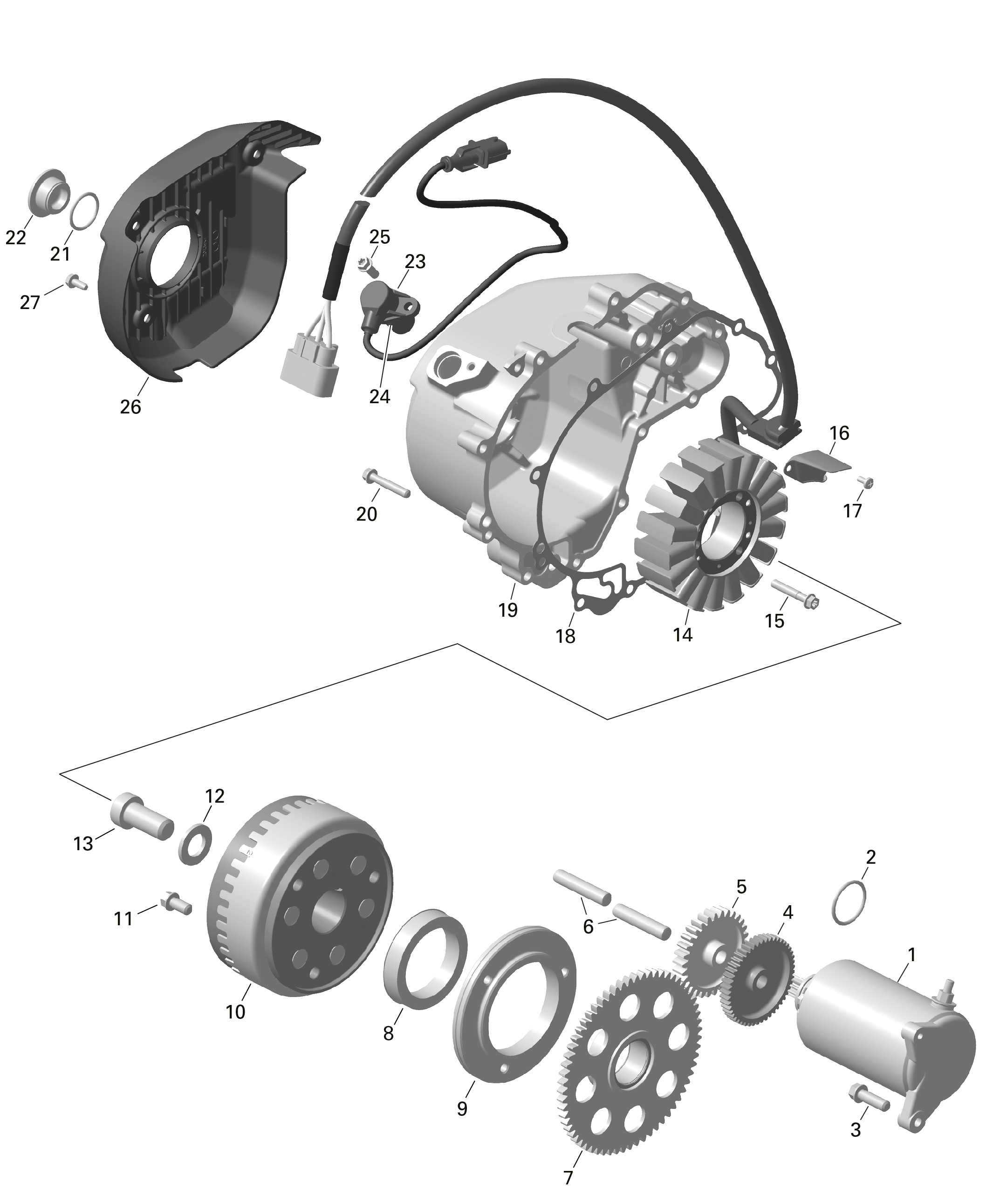 ROTAX - Magneto and Electric Starter