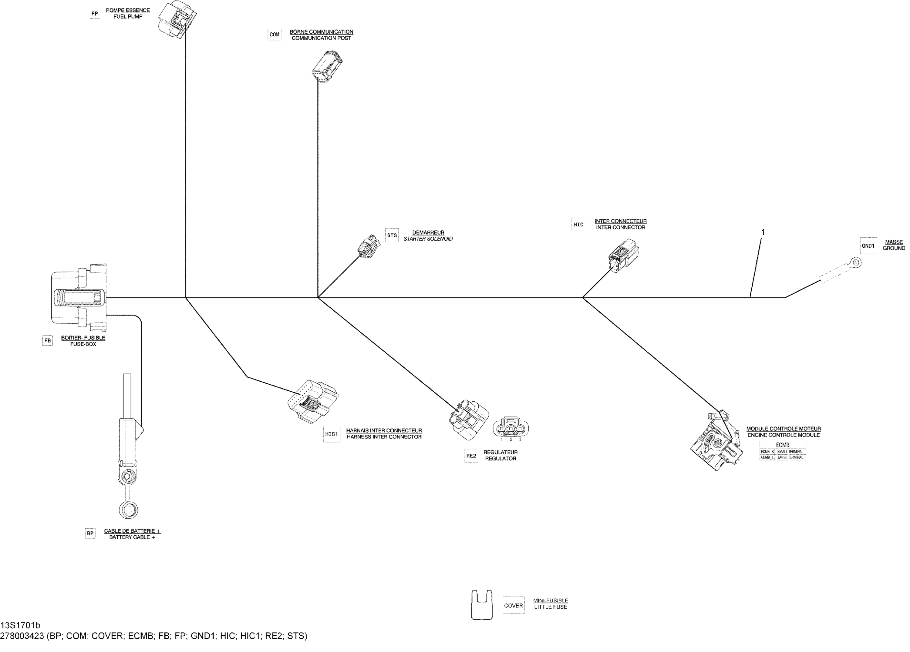 Main Harness - 278003423 - without iBR