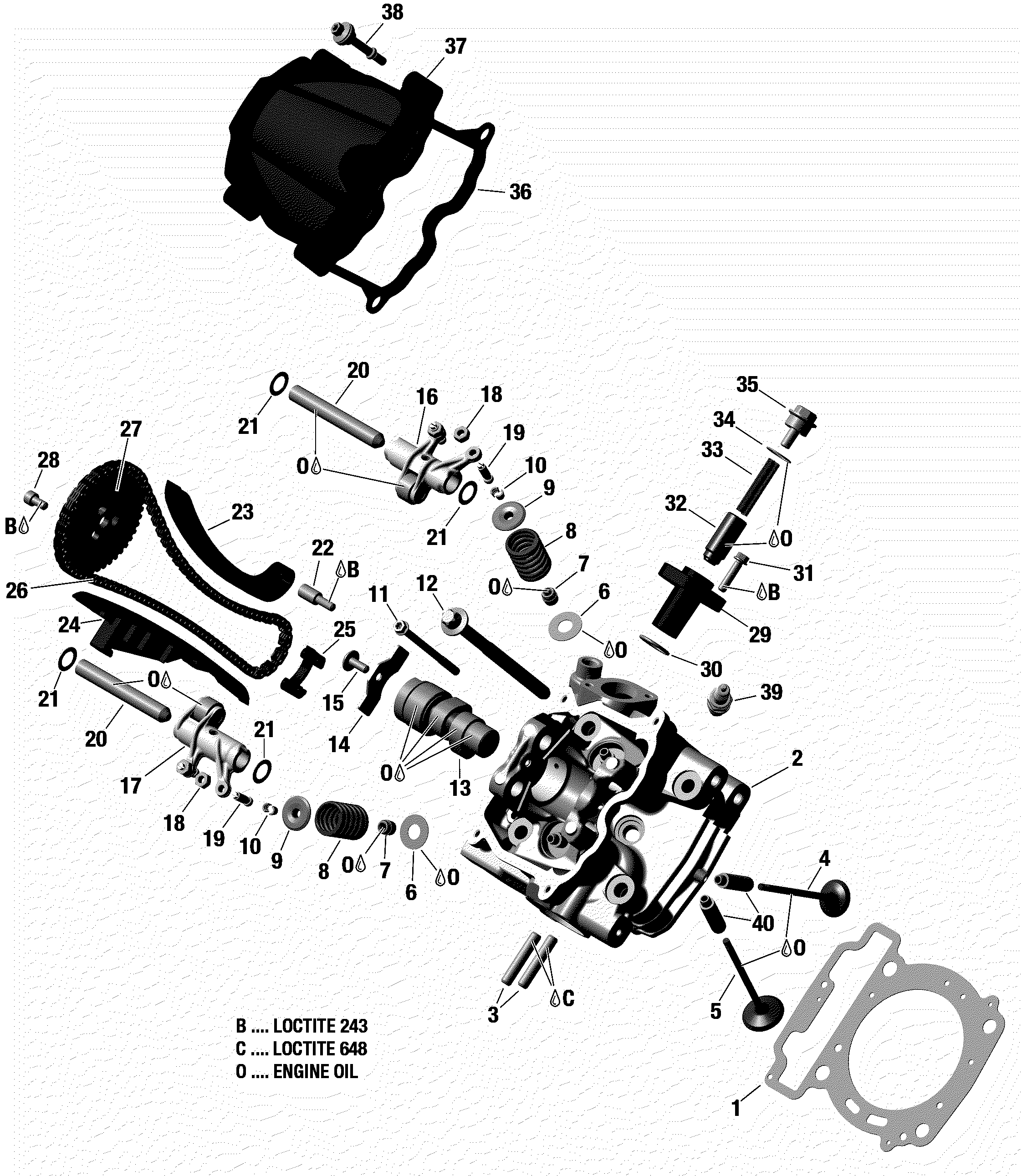 Cylinder Head, Front