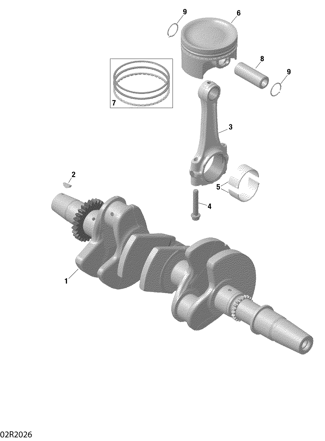 Crankshaft And Pistons