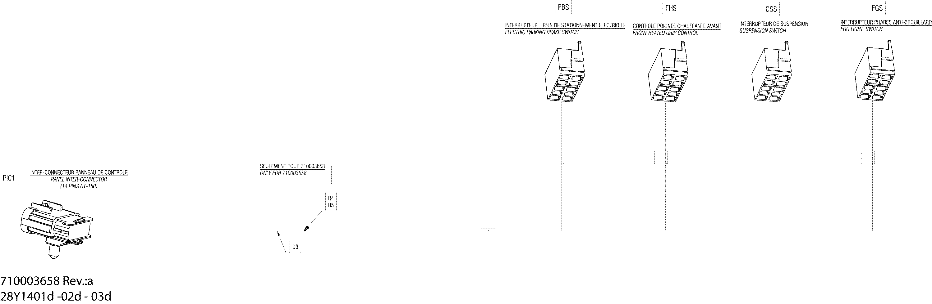 Electrical Harness Switch_28Y1401d