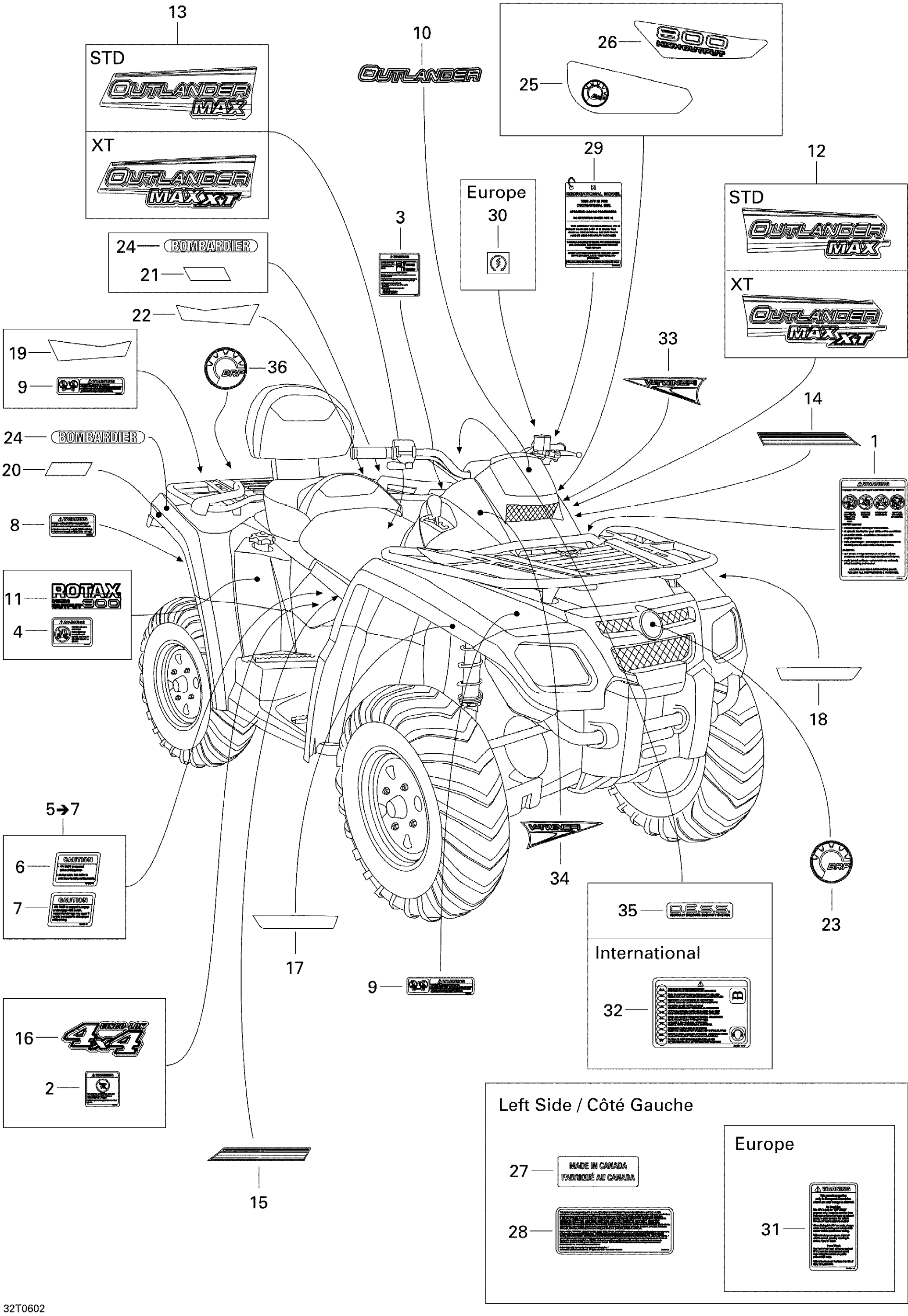 Схема узла: Decals XT