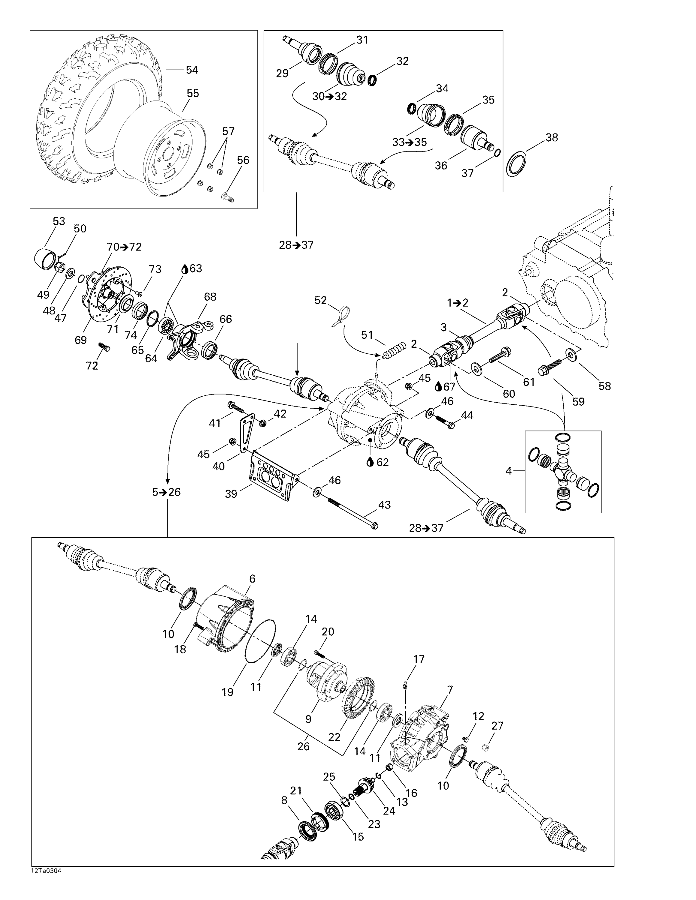 Drive System, Front