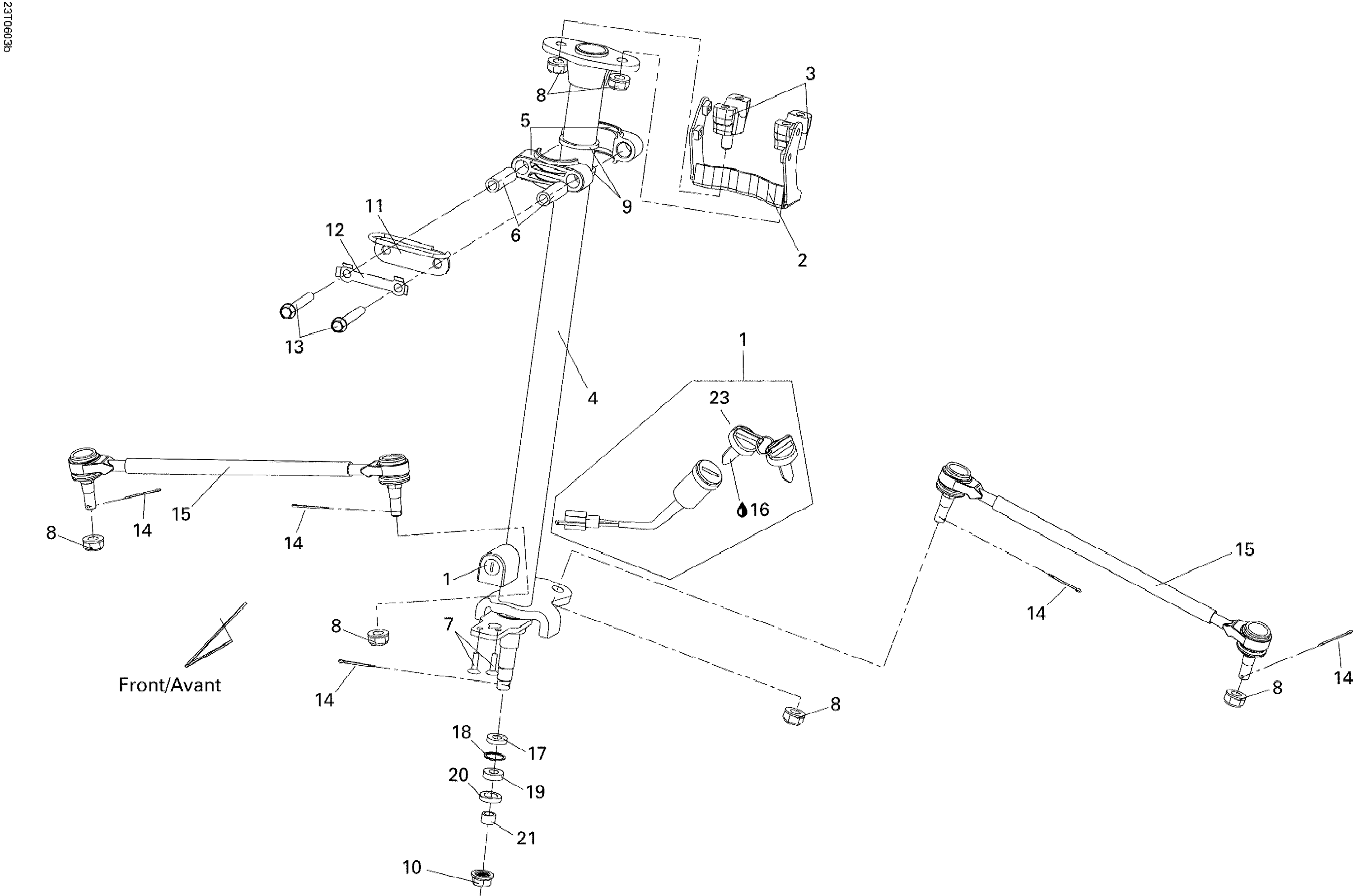 Схема узла: Steering Linkage