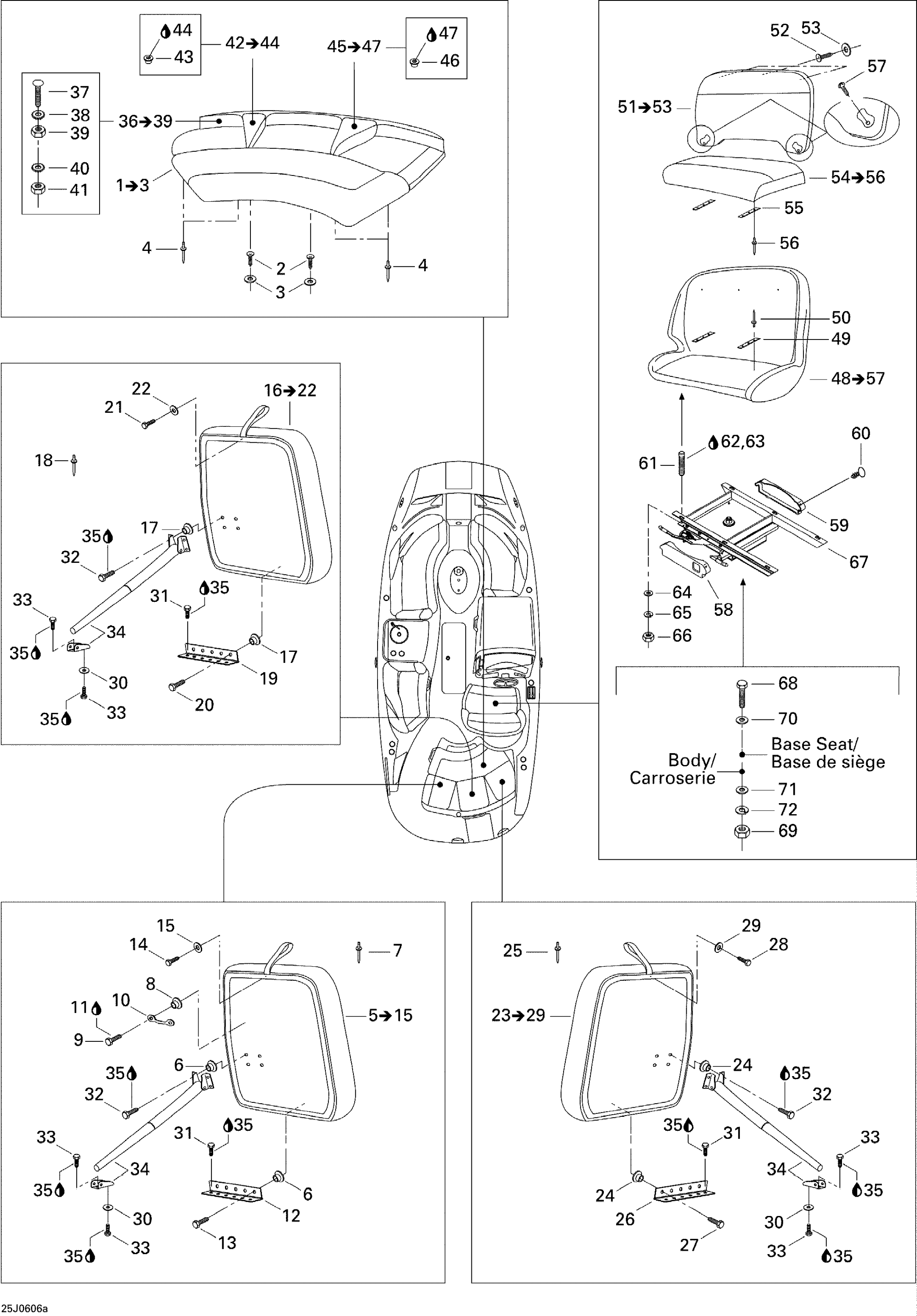 Схема узла: Seat 1