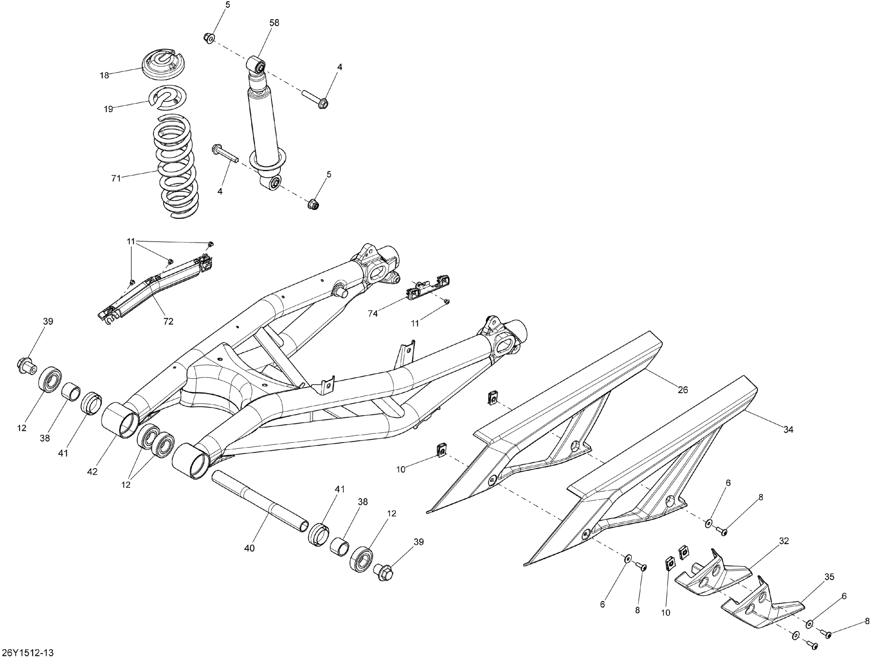 Suspension, Rear _26Y1512