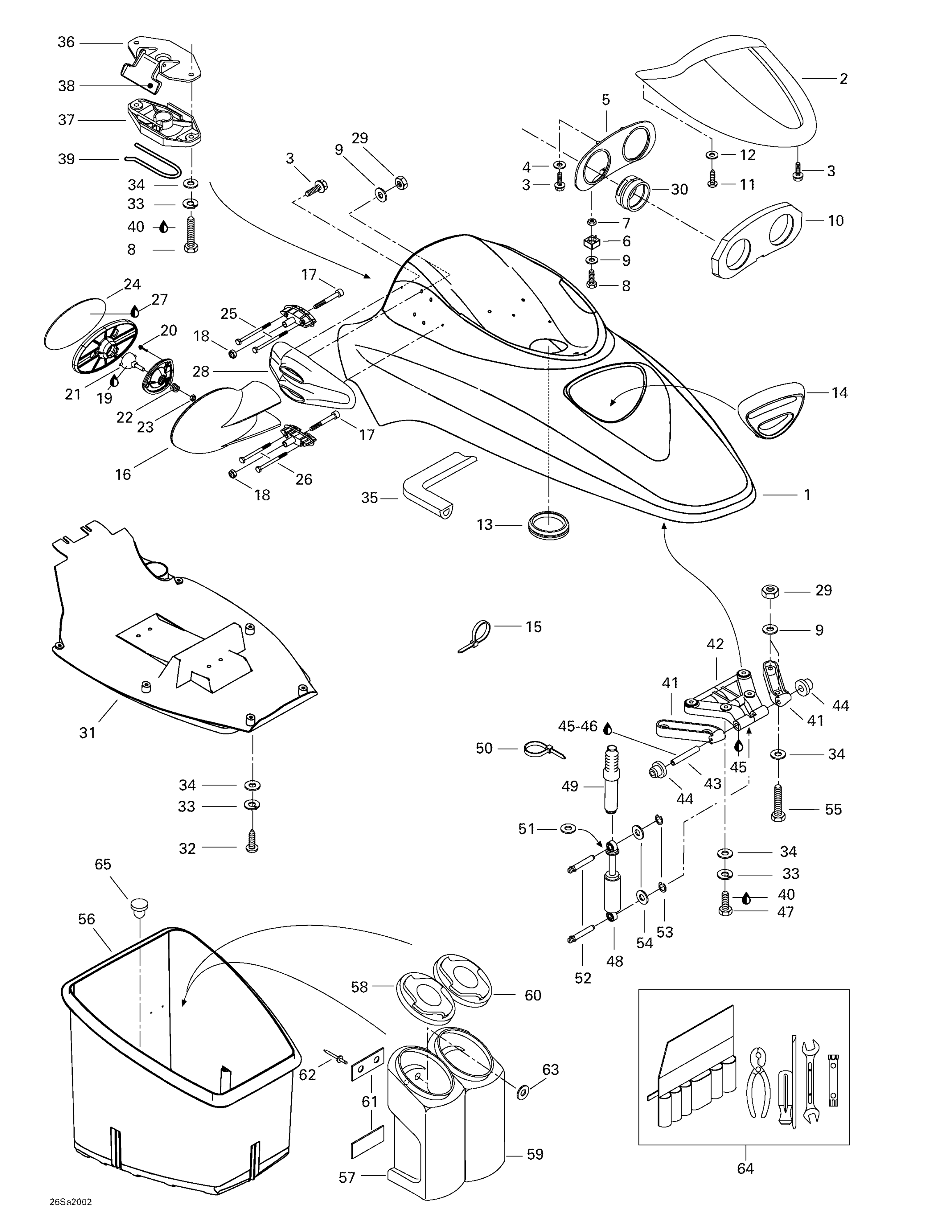 Front Storage Compartment