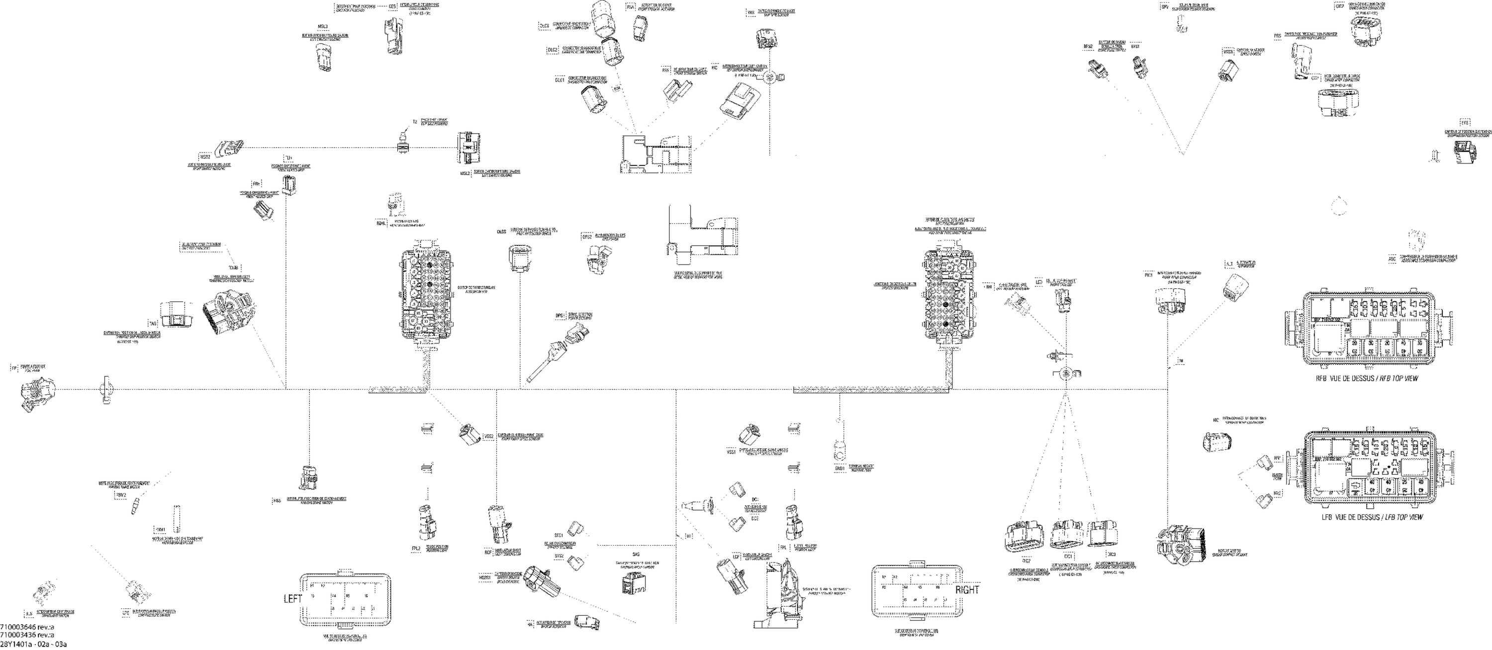 Electrical Harness Frame, SM6_28Y1401a