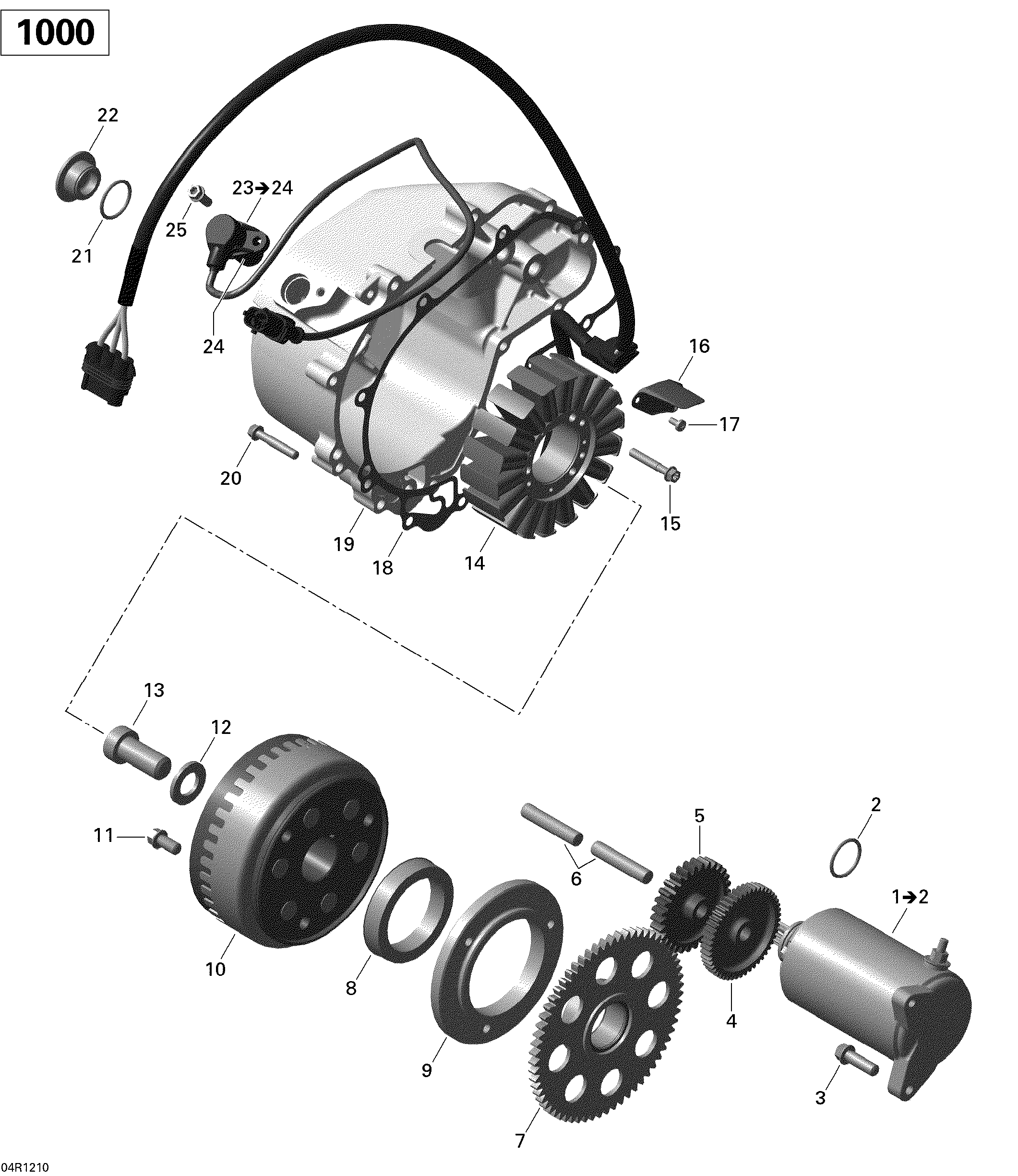 Magneto And Electric Starter