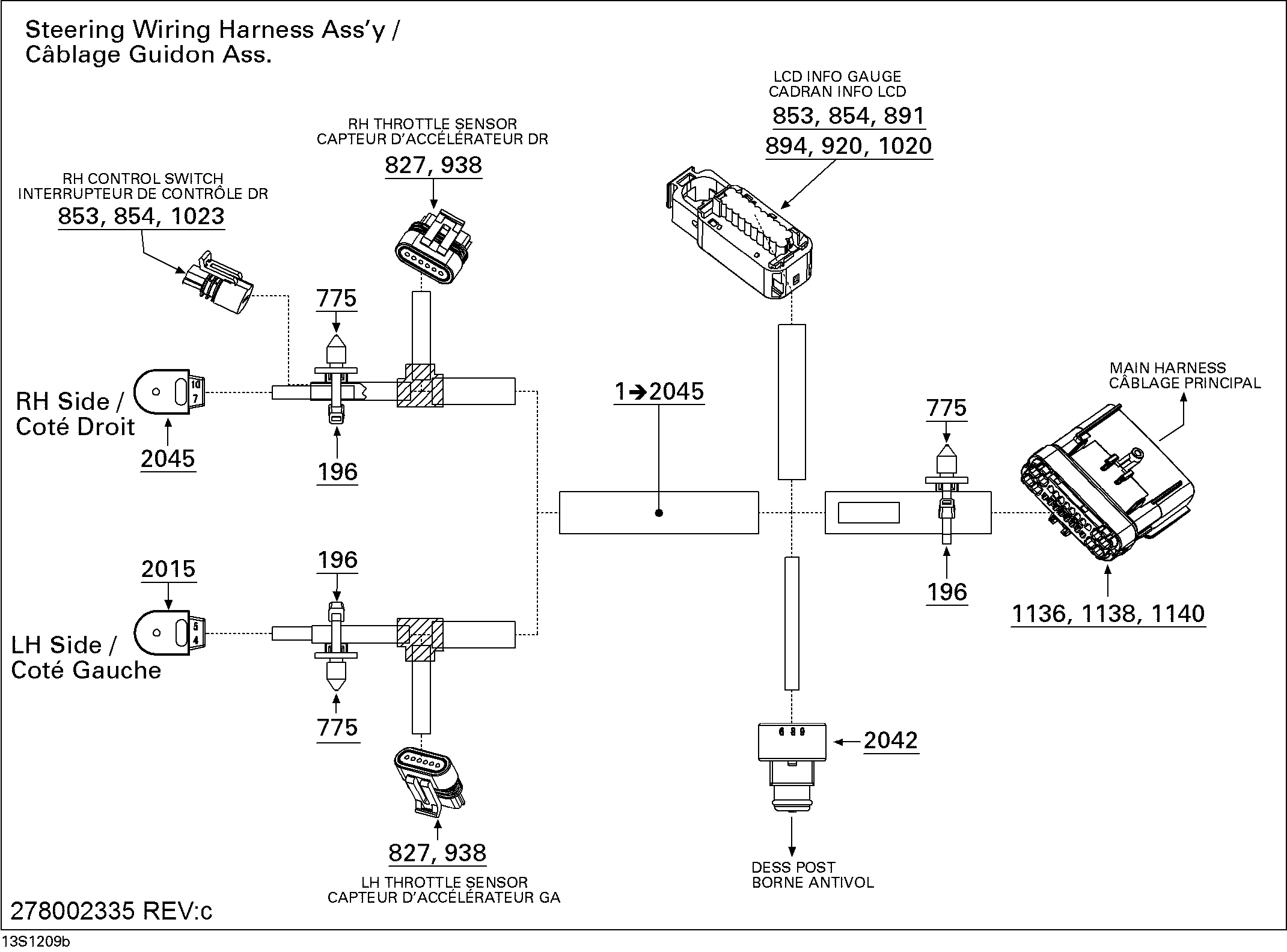 Electrical Harness , Steering