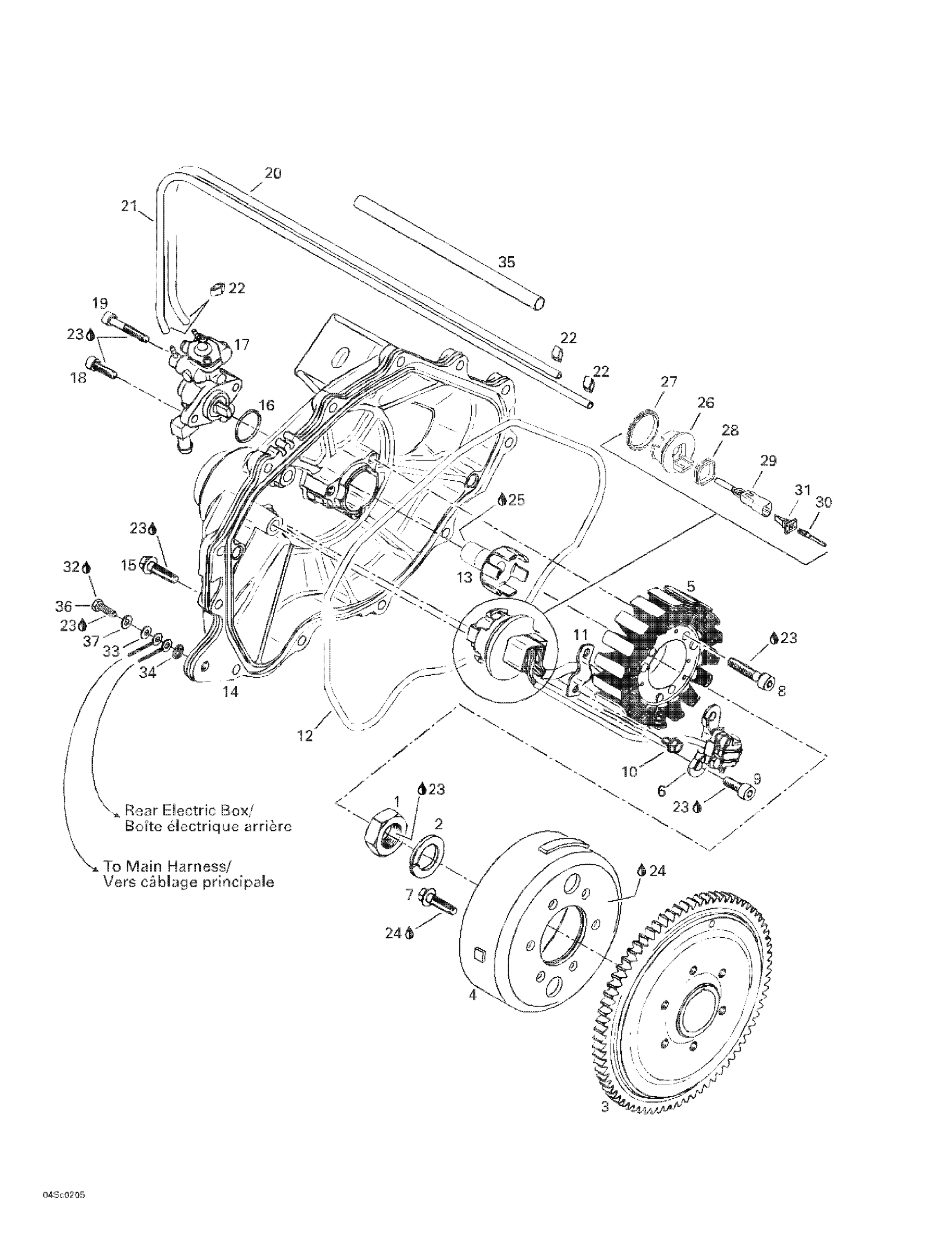 Magneto, Oil Pump