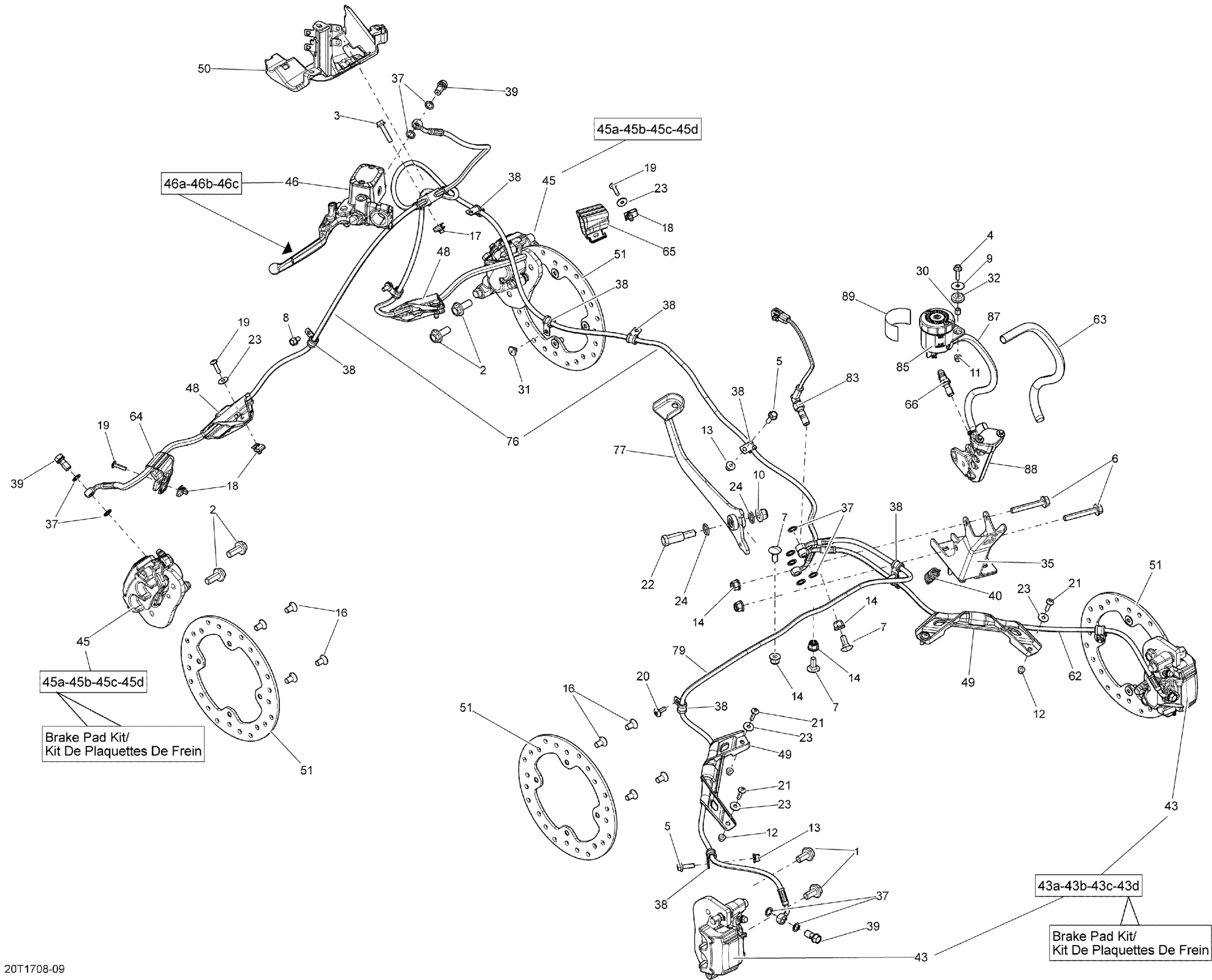 Схема узла: Hydraulic Brakes