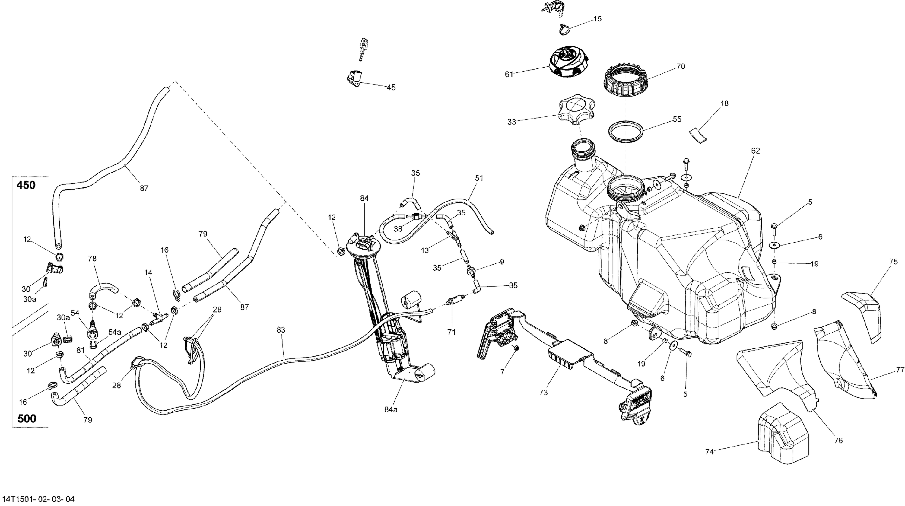 Схема узла: Fuel System _14T1503