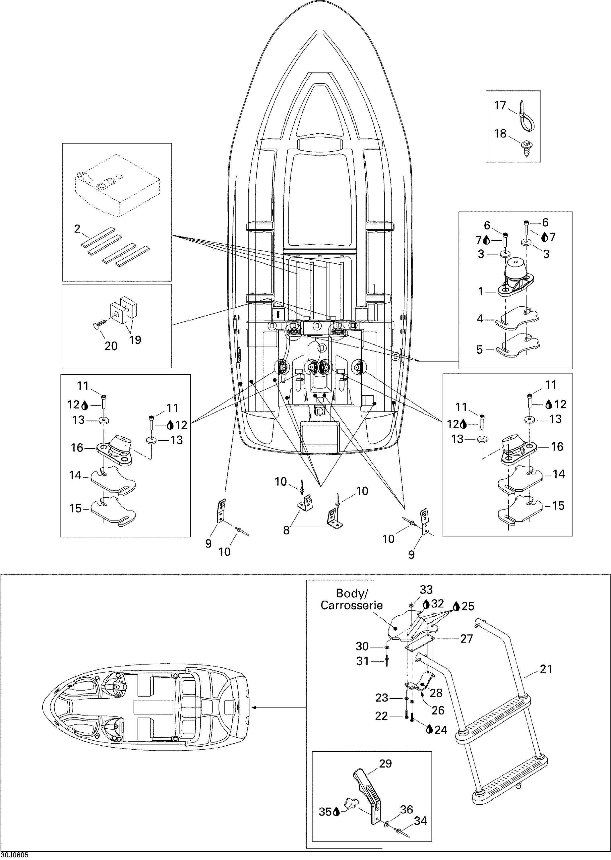 Lower Hull And Ladder