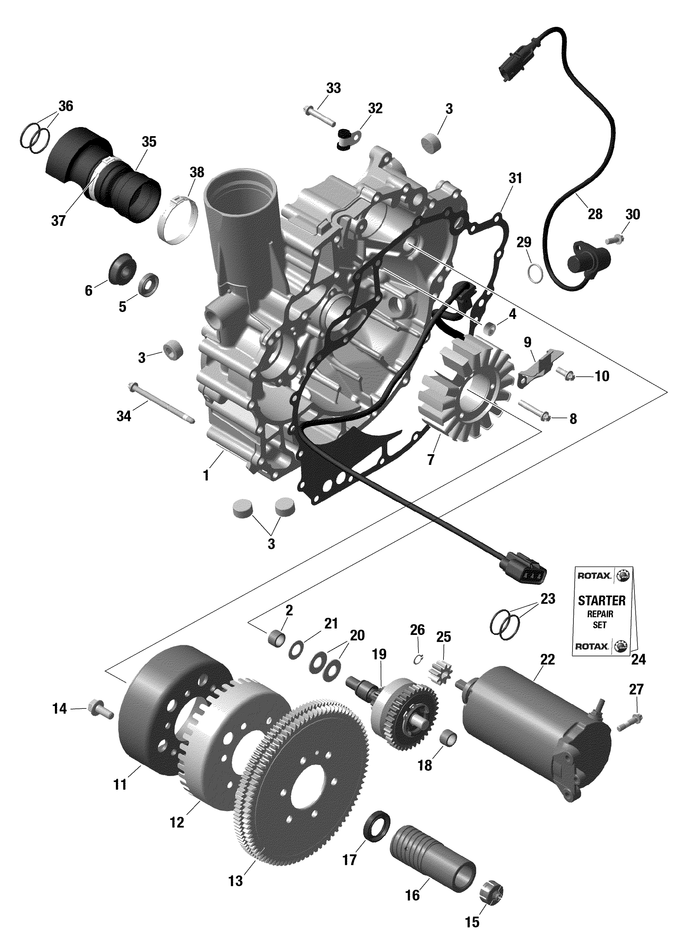 Electric - Magneto And Starter -  1630 SCIC