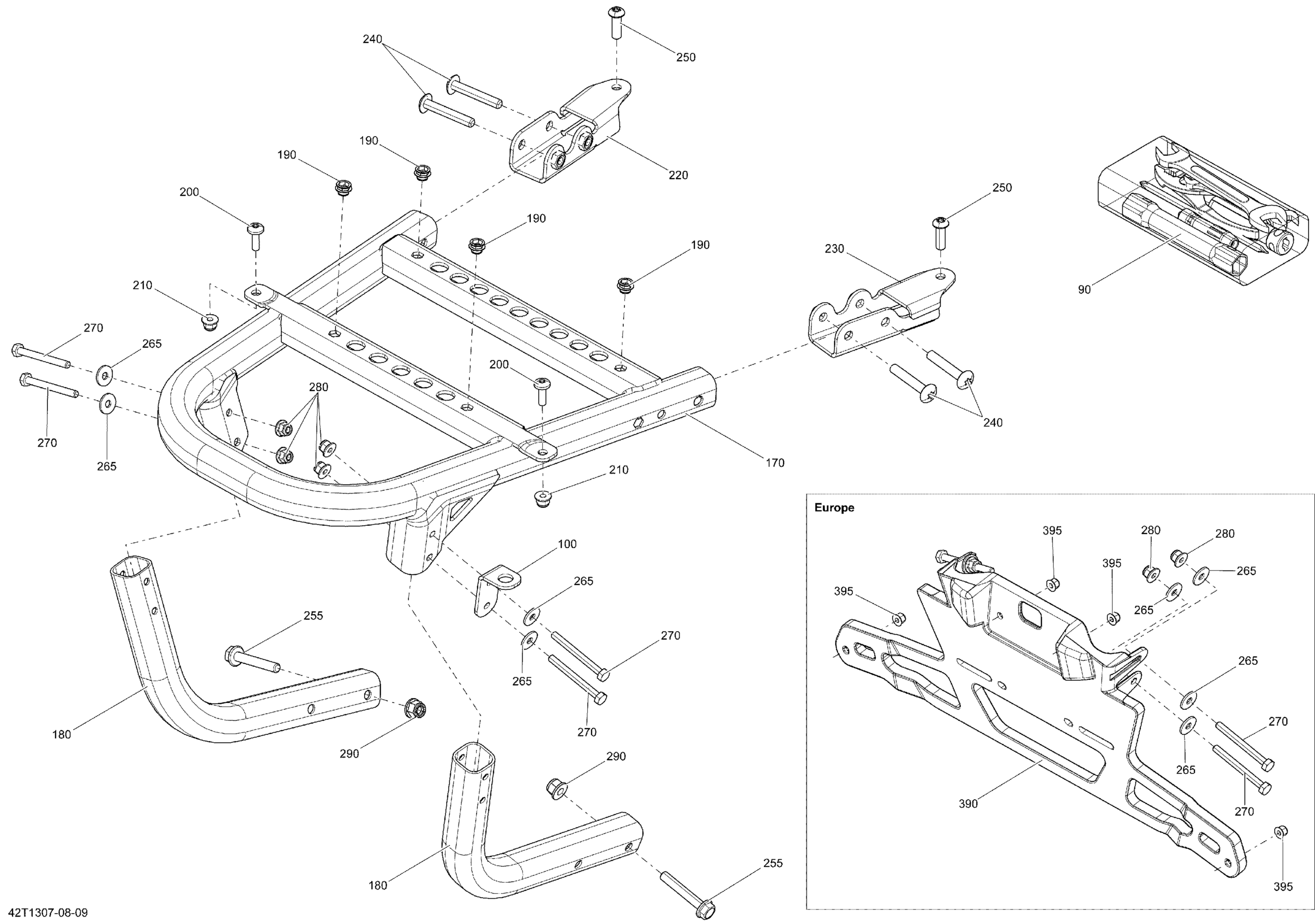 Схема узла: Rear Cargo Box