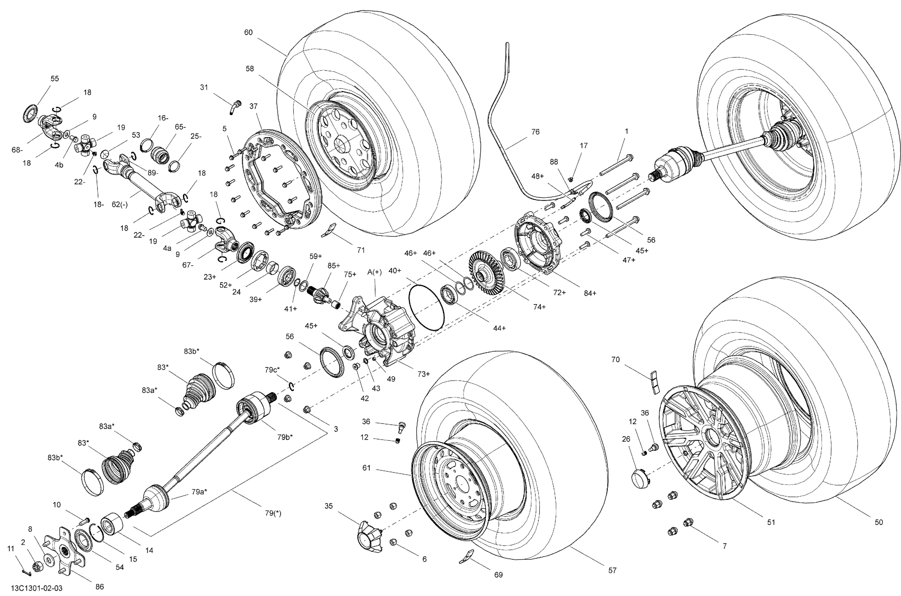 Drive System, Rear