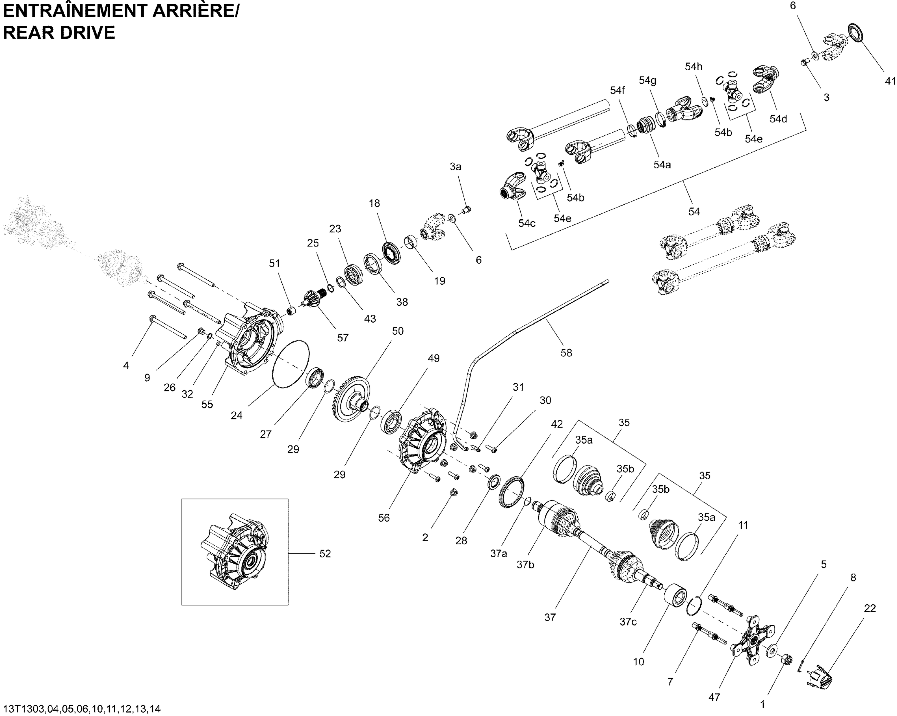 Drive System, Rear