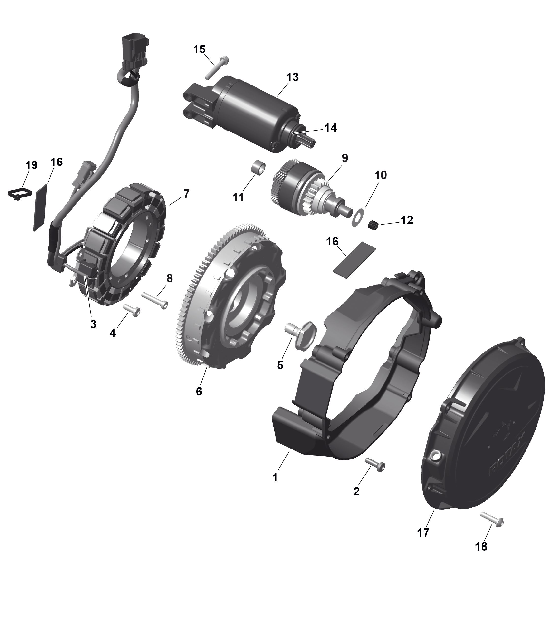 ROTAX - Magneto and Electric Starter