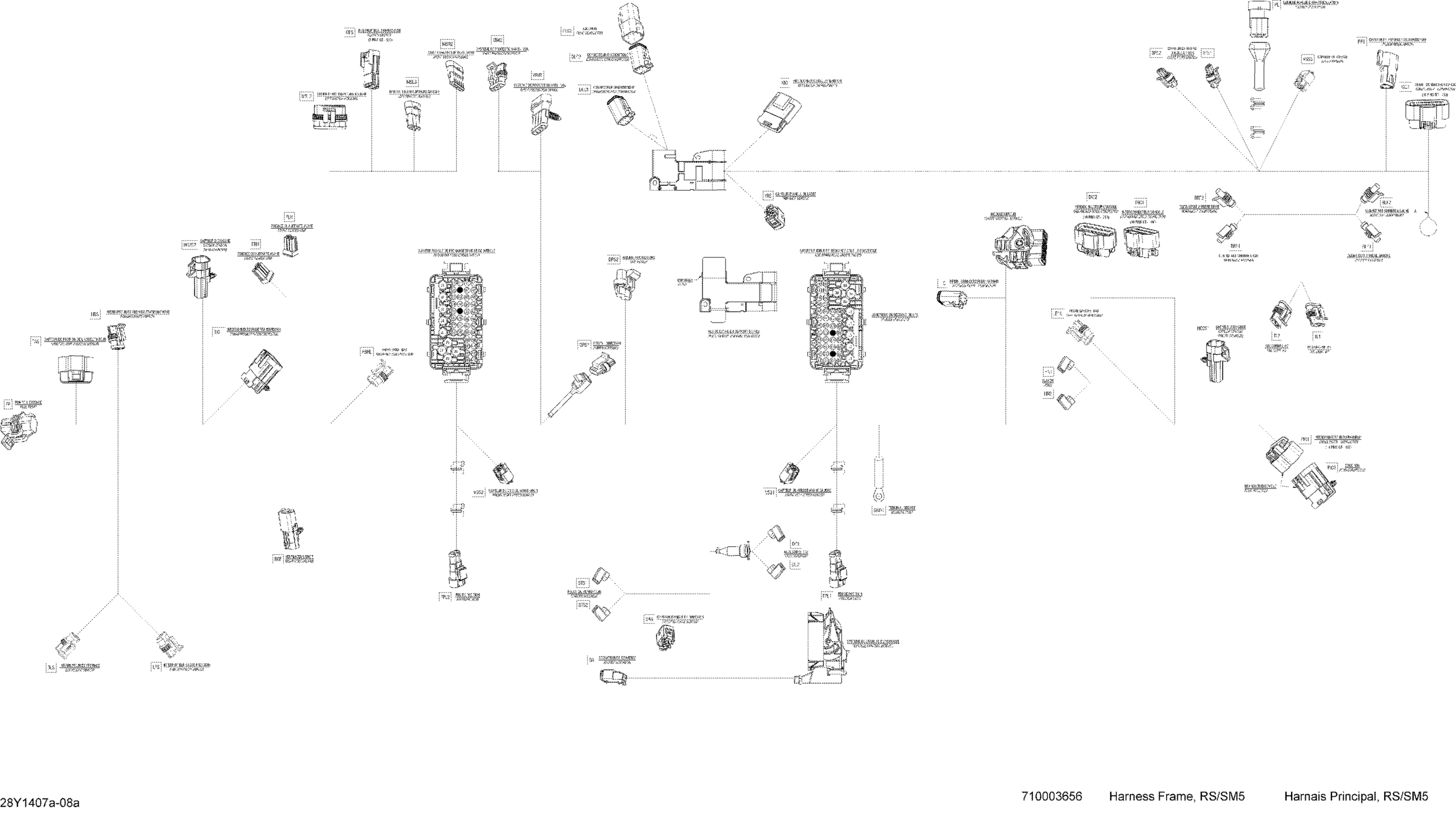 Схема узла: Electrical Harness SM5_28Y1408a