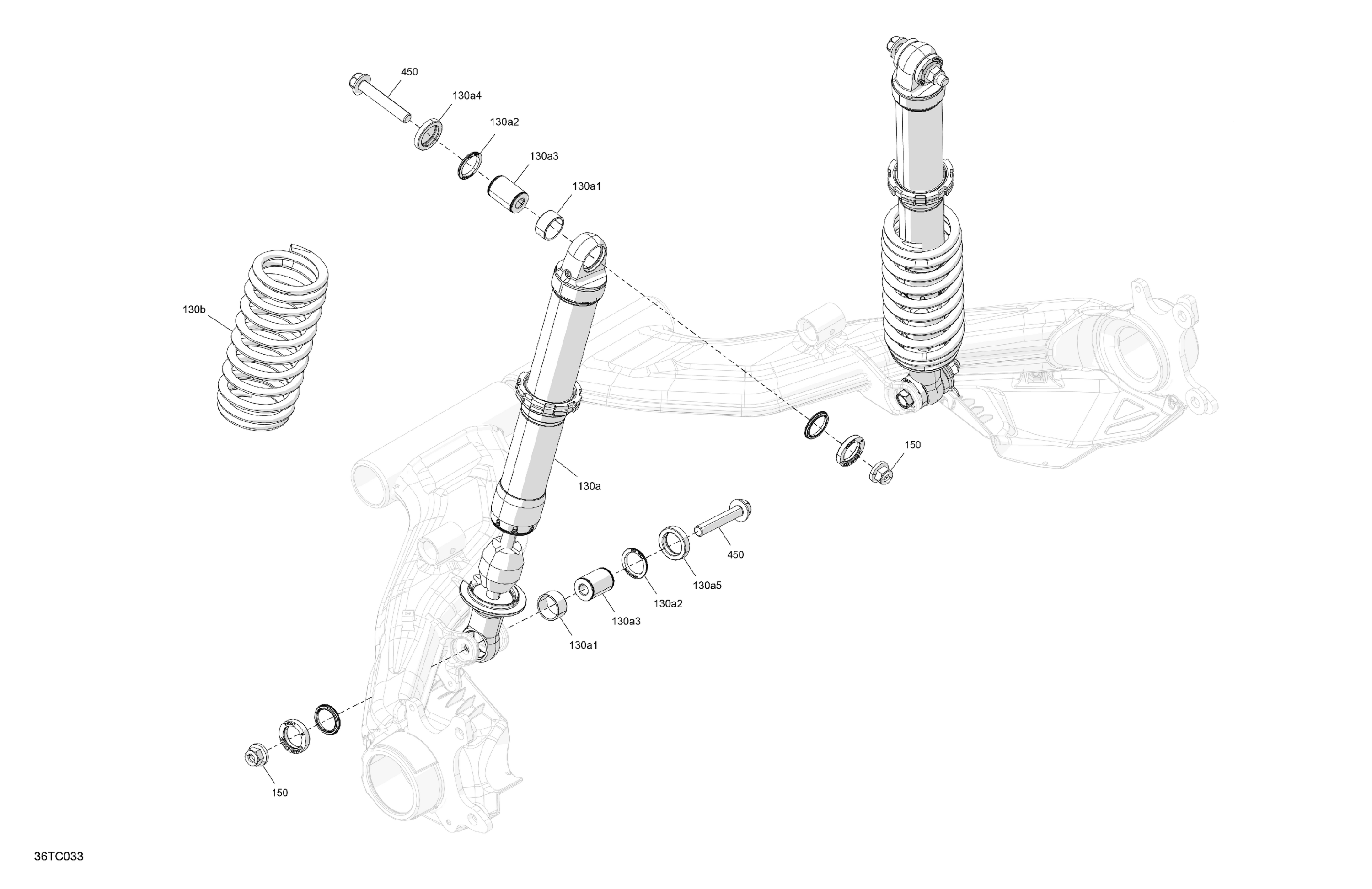 Suspension - Rear Shocks - Built Up To December 31st