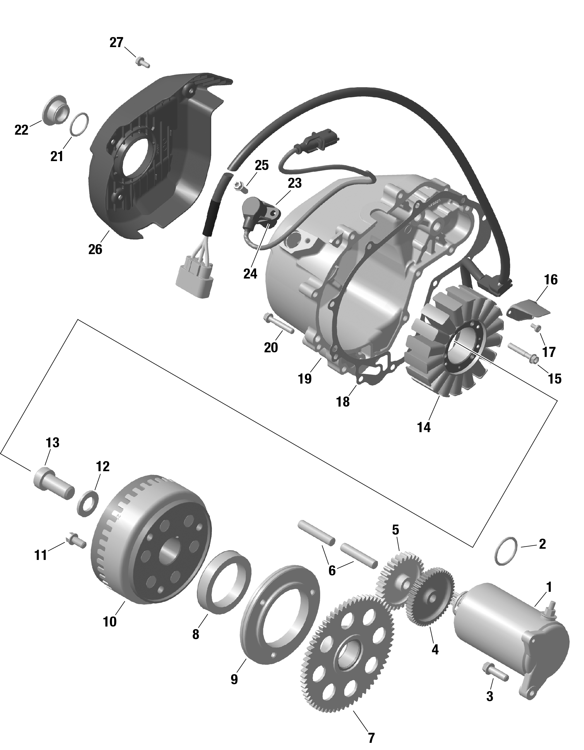 ROTAX - Magneto and Electric Starter