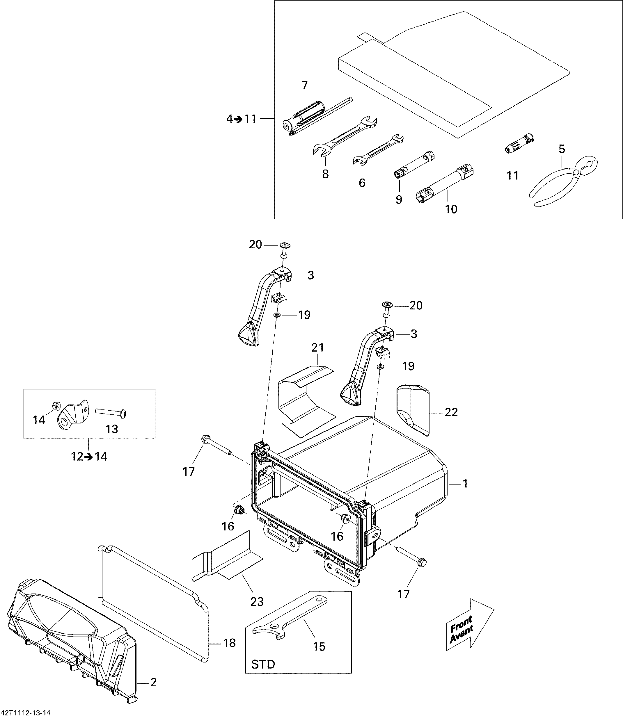 Схема узла: Rear Cargo Box