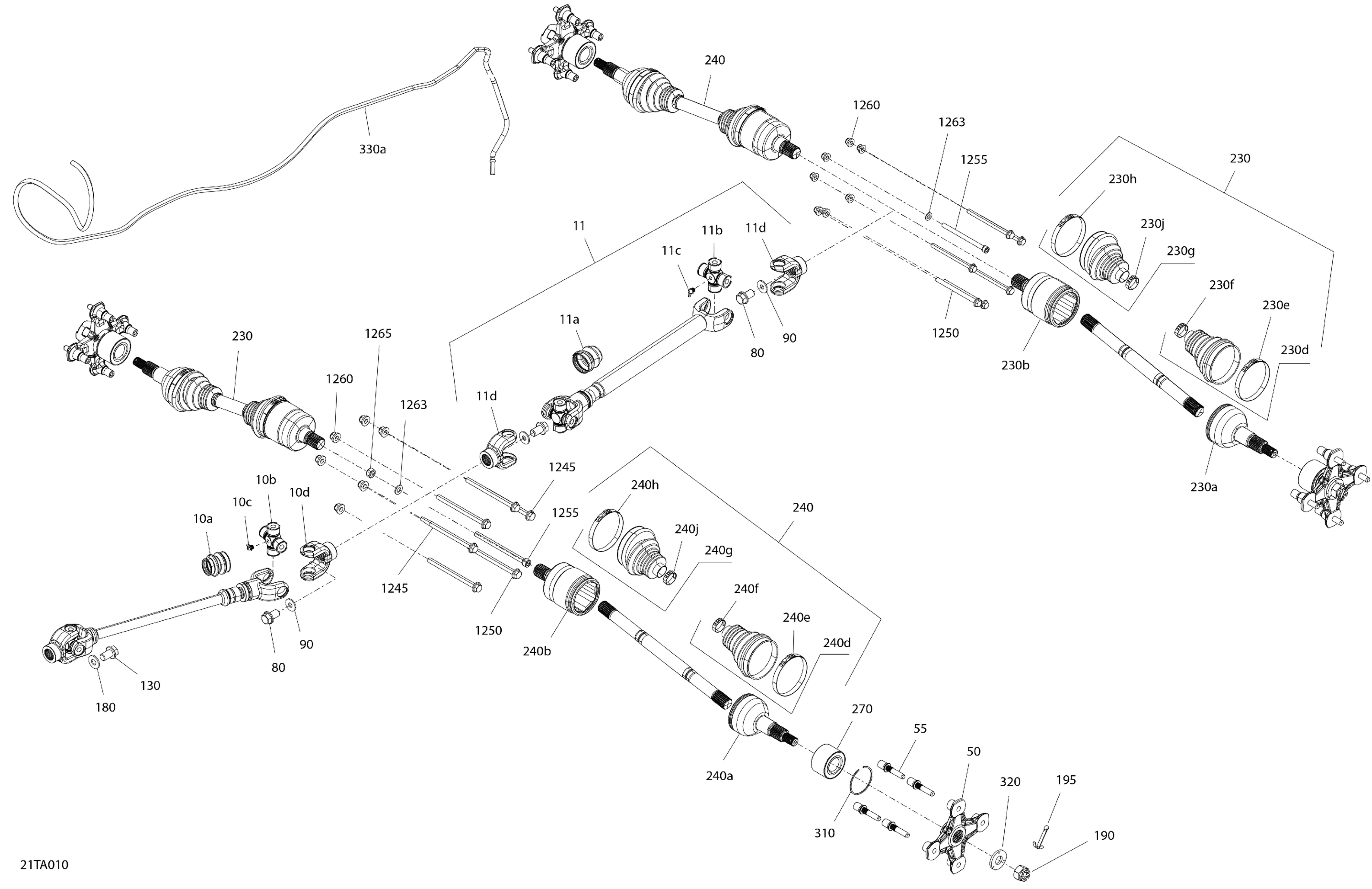 Drive - Rear Section - Common Parts