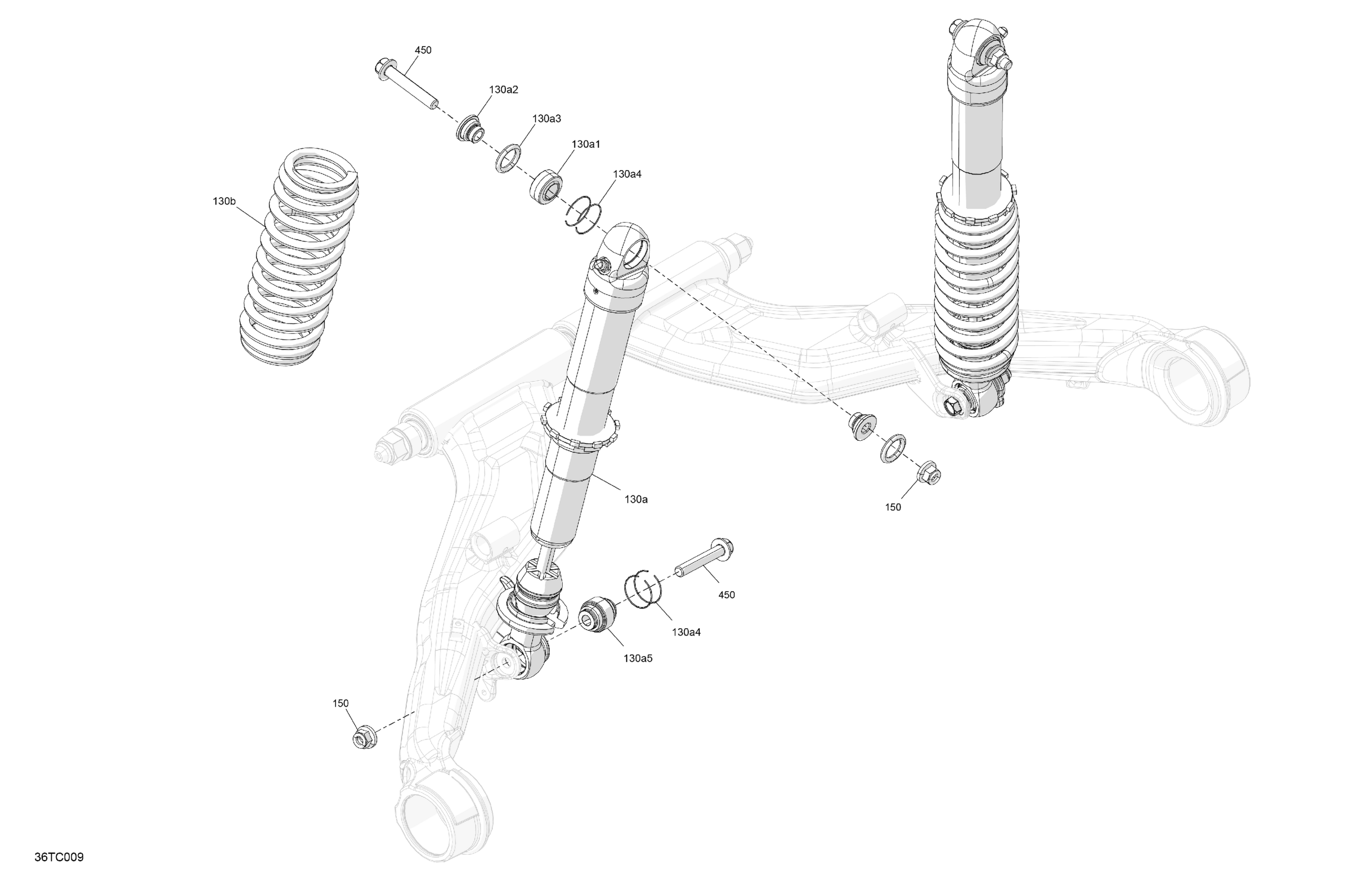 Suspension - Rear Shocks - Built After February 15th