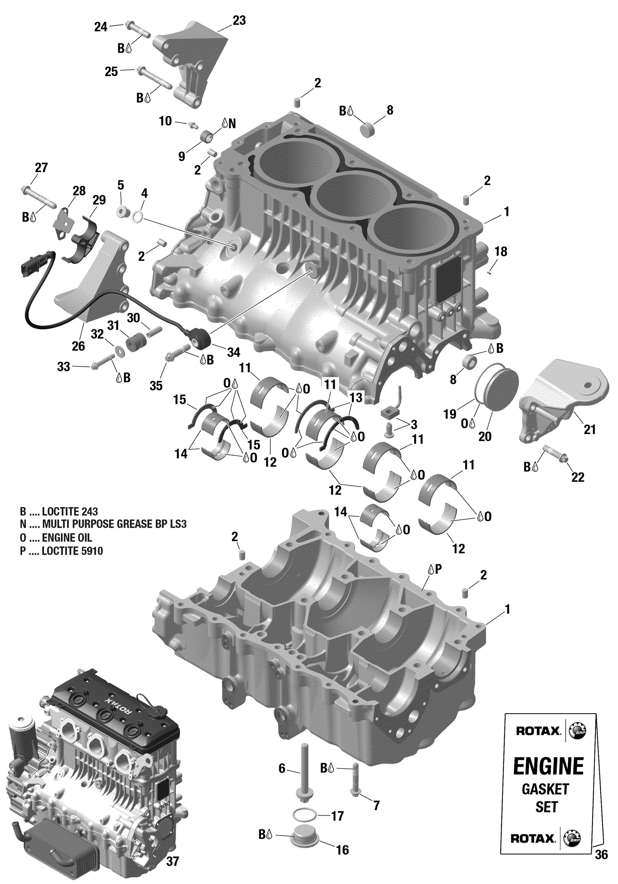 Схема узла: Engine Block