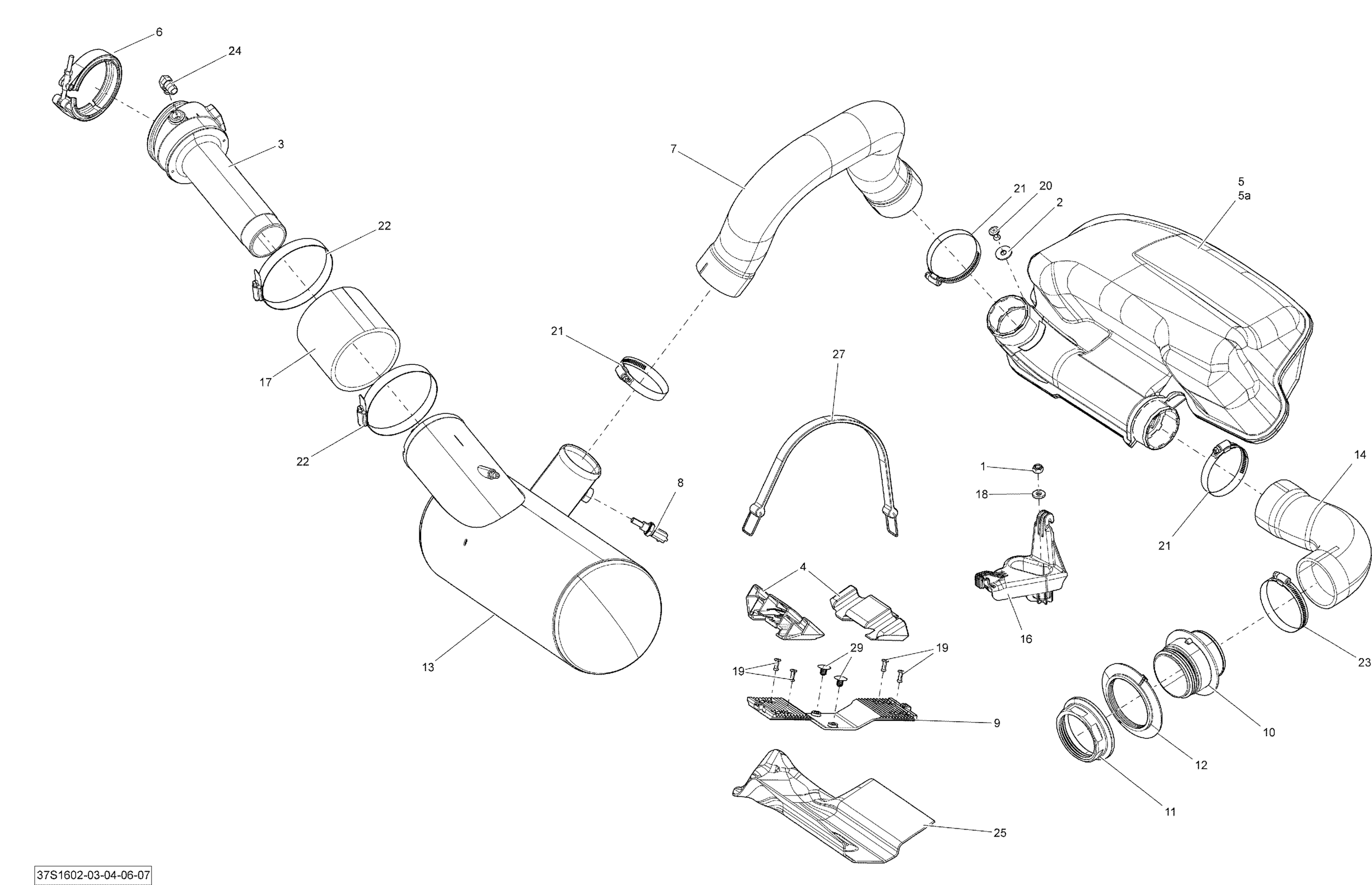 Схема узла: Exhaust System