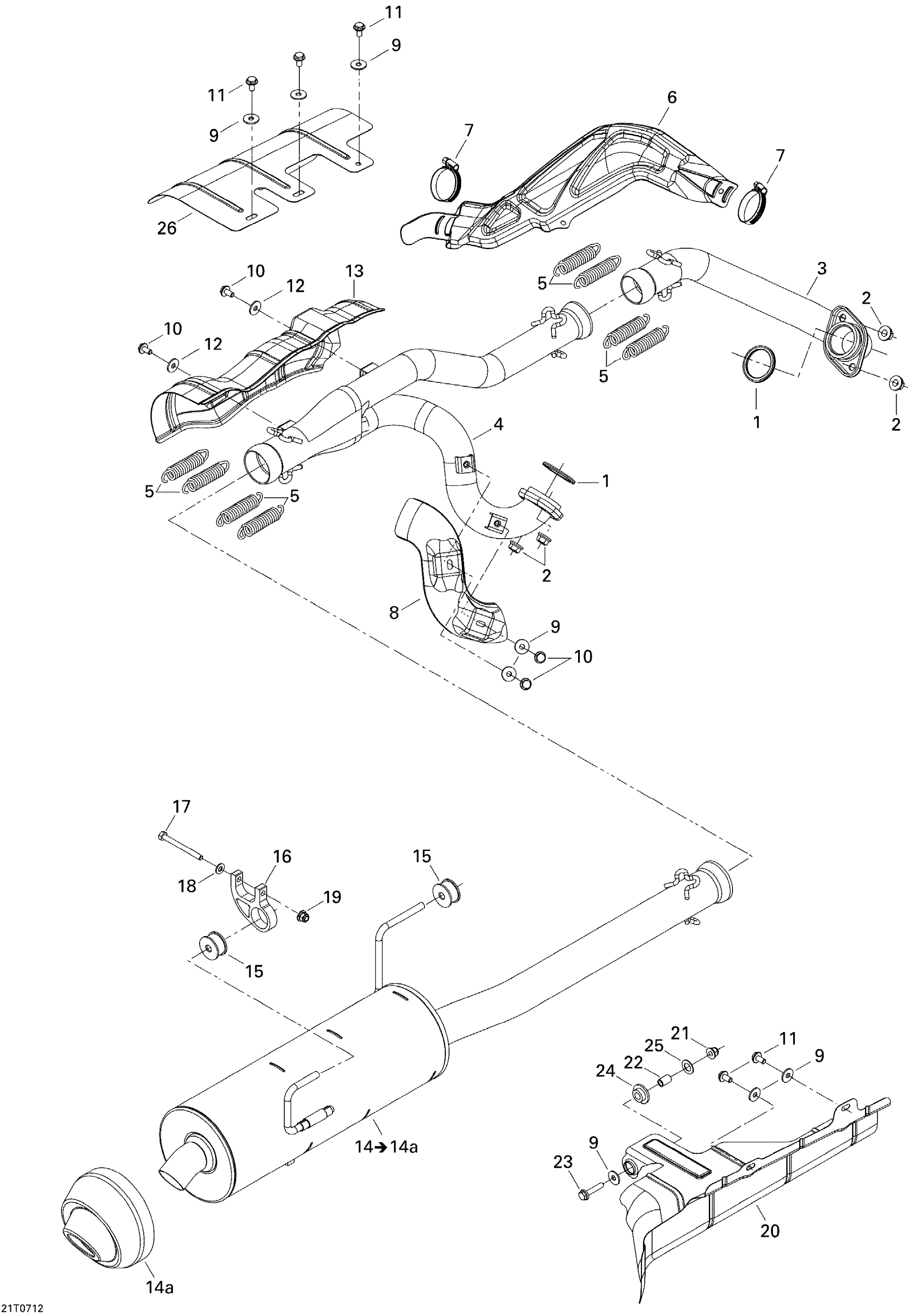 Схема узла: Exhaust System