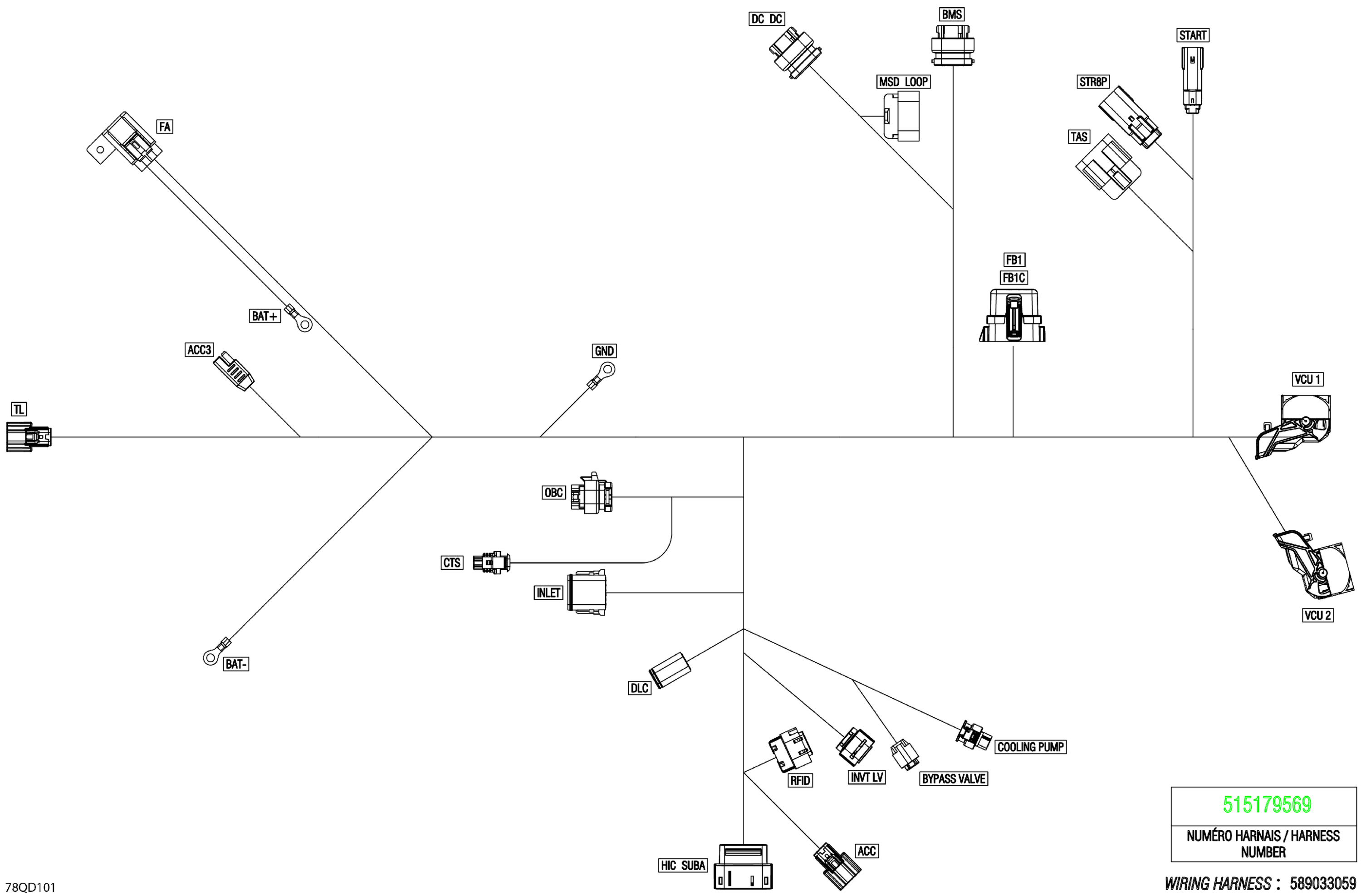 Electric - Main Harness - 515179569