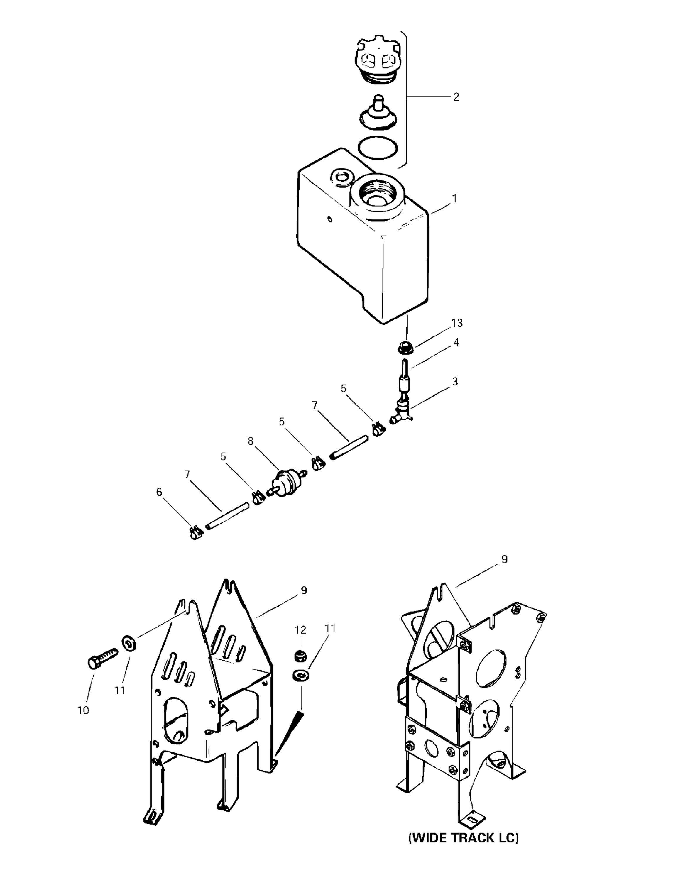 Схема узла: Oil Tank And Support