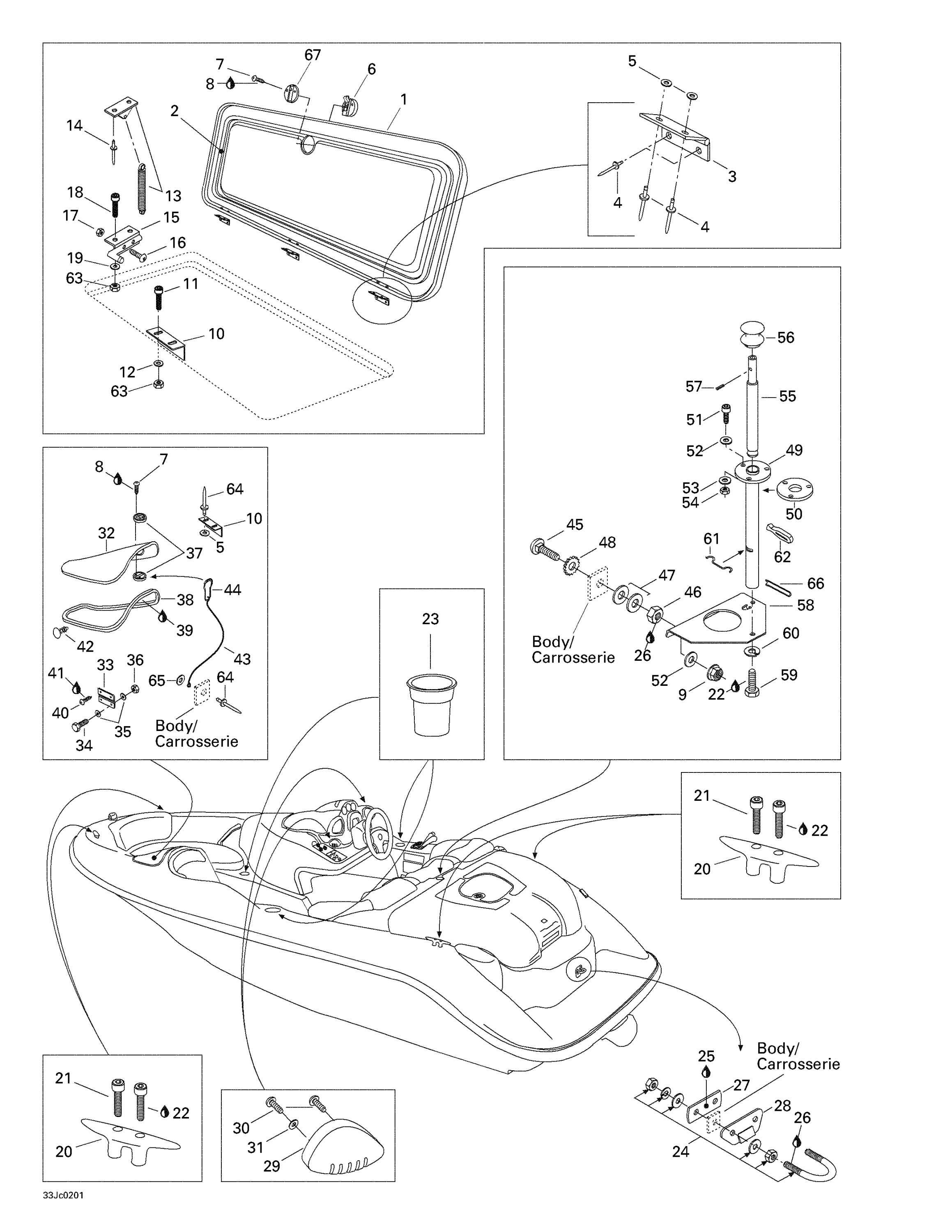 Central Cover And Accessories