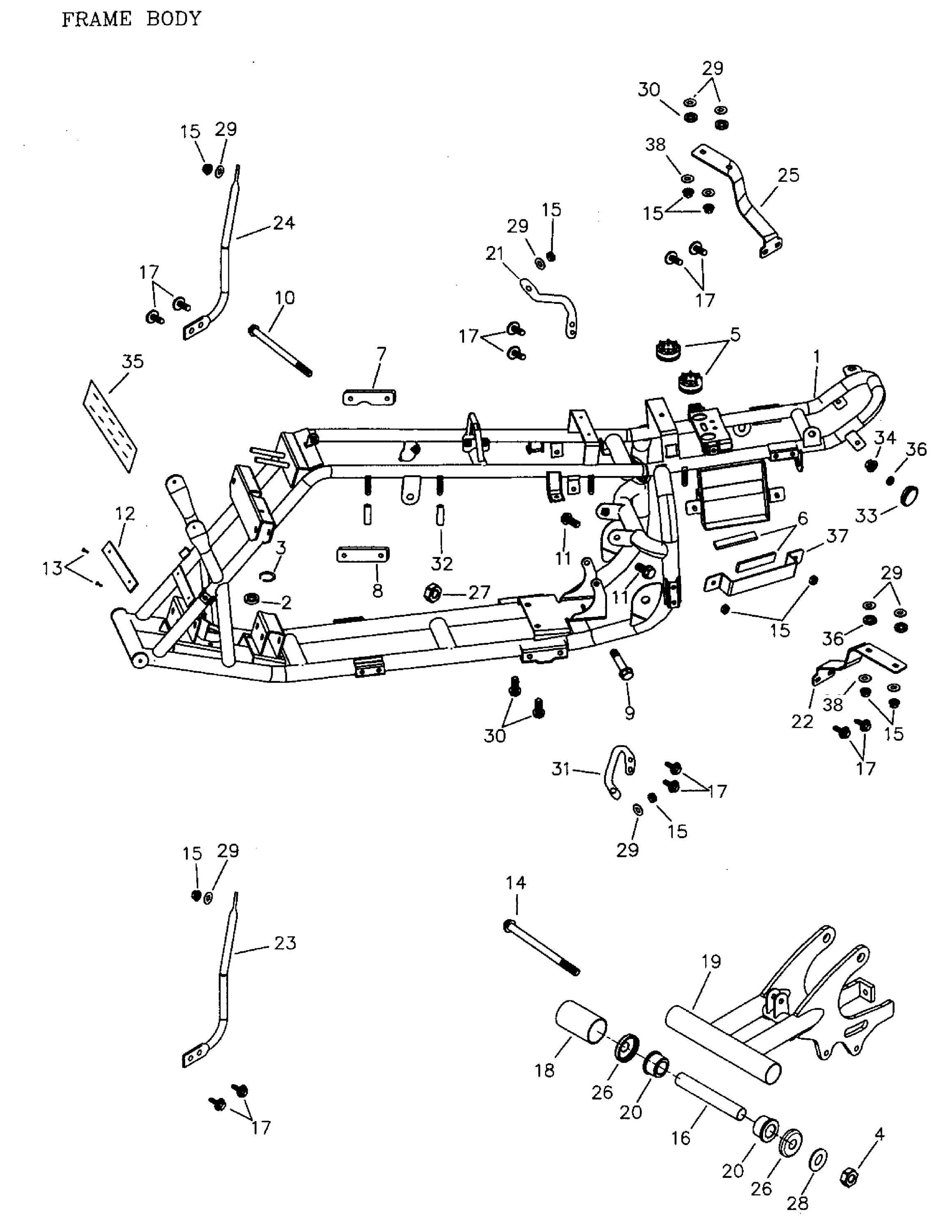 Frame And Body 172a-16