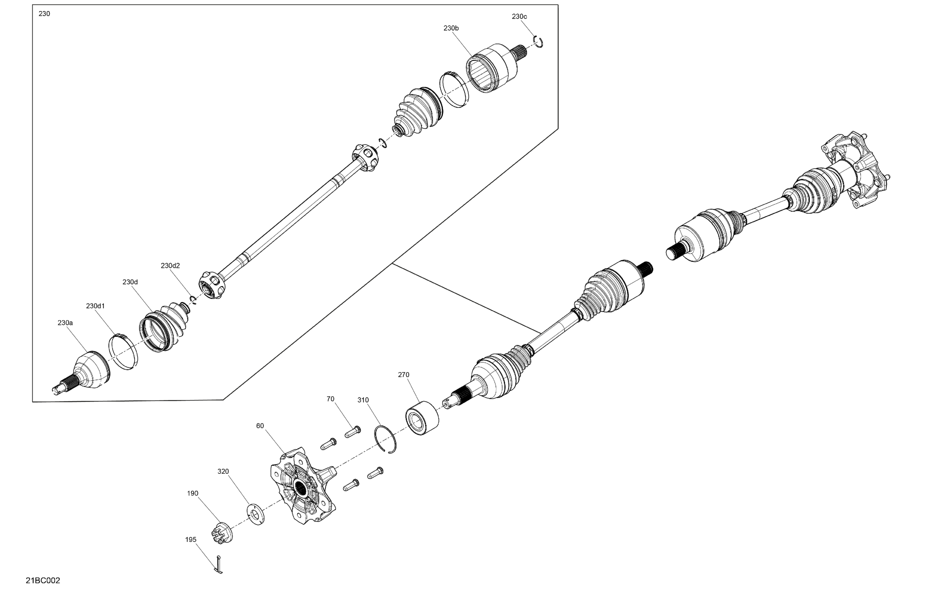 Drive - Rear Section - Common Parts