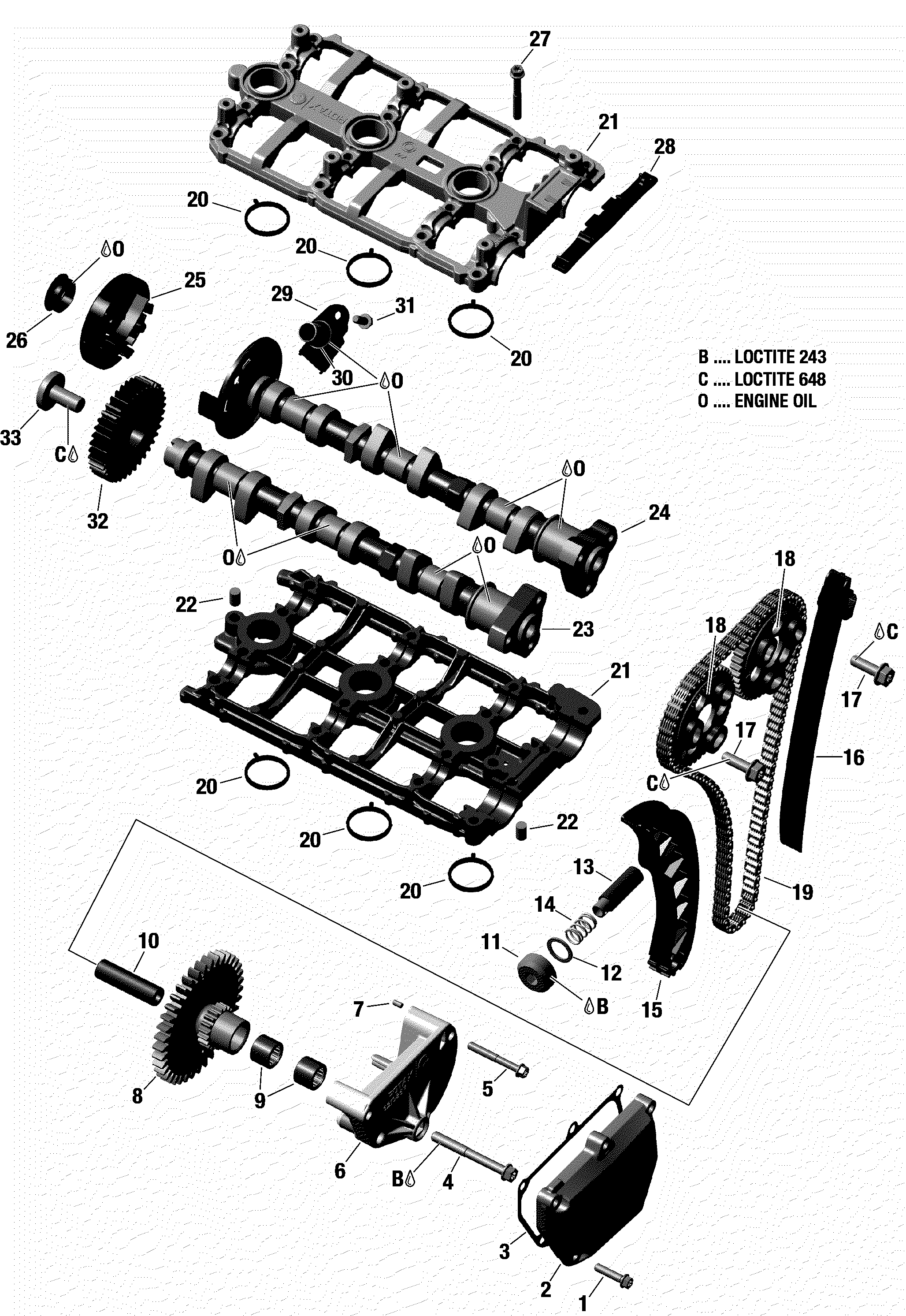 Схема узла: Valve Train