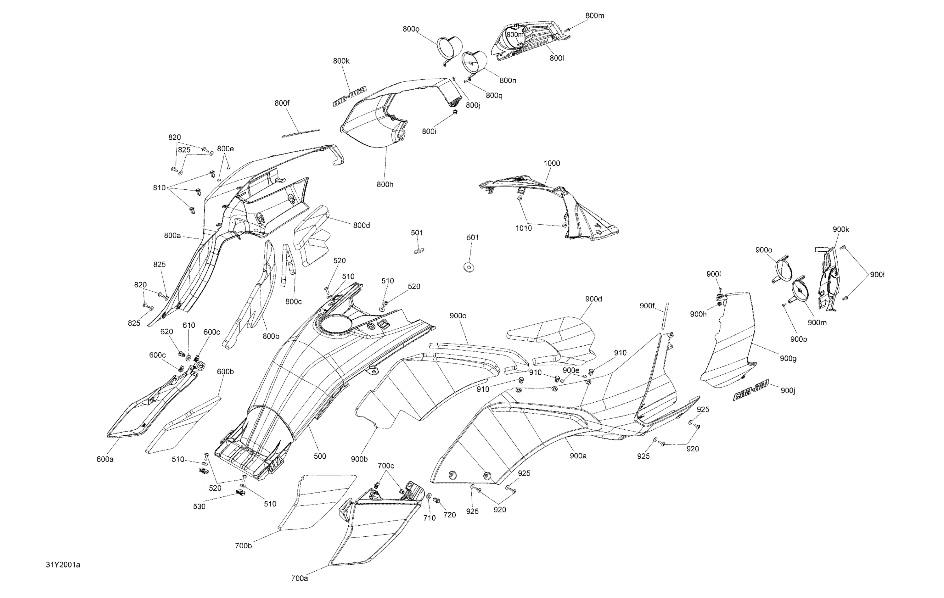 Схема узла: Body And Accessories Fairing