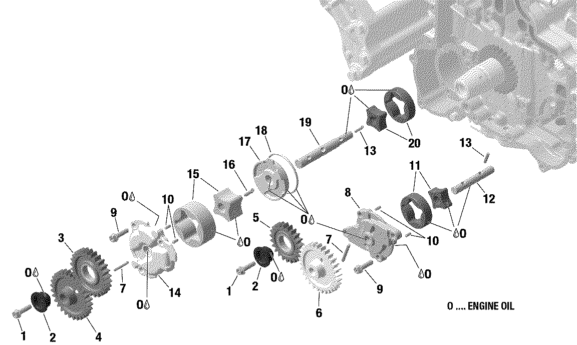 01 ROTAX - Engine - Lubrication - Oil Pump - 600 ACE