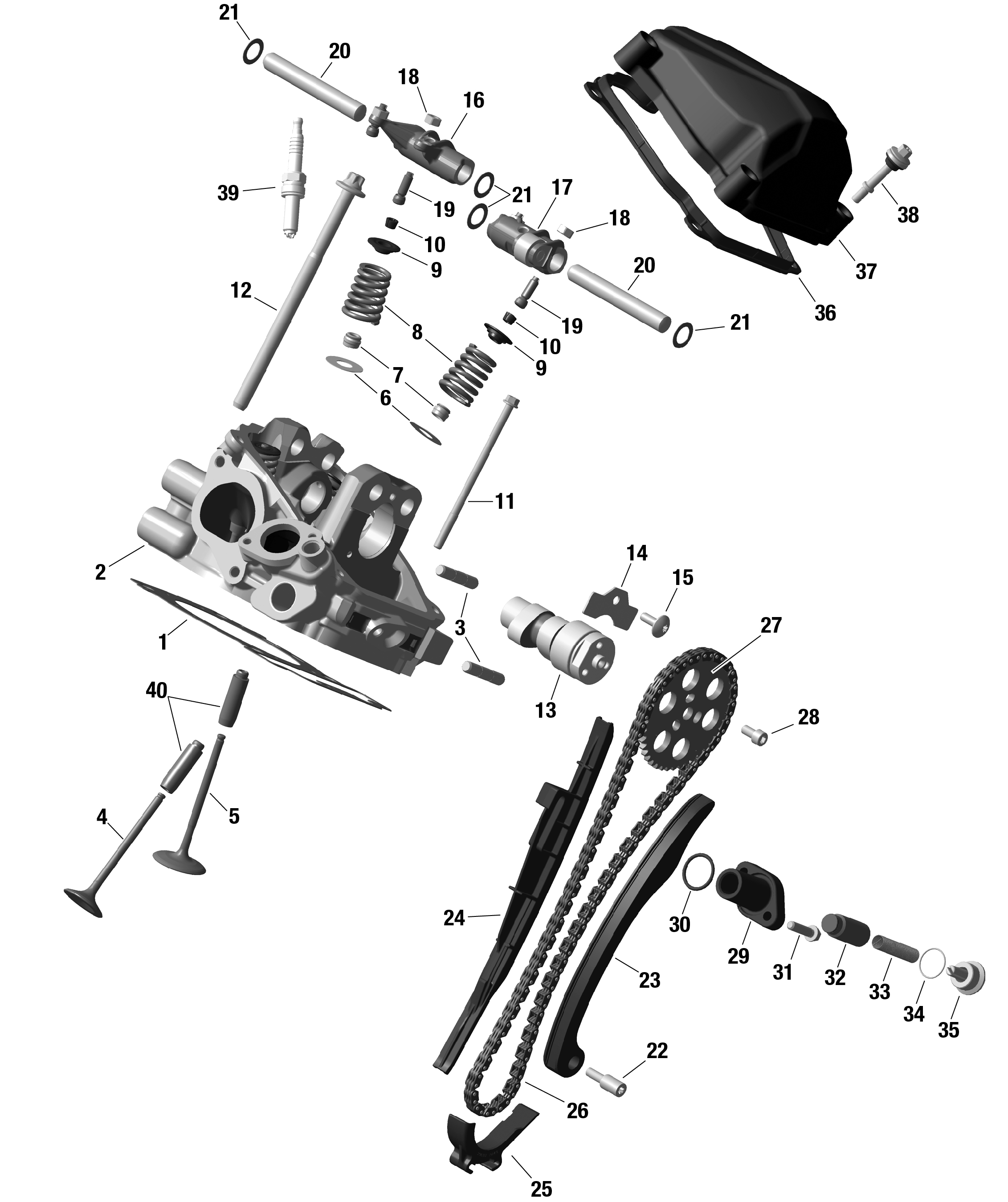 ROTAX - Rear Cylinder Head