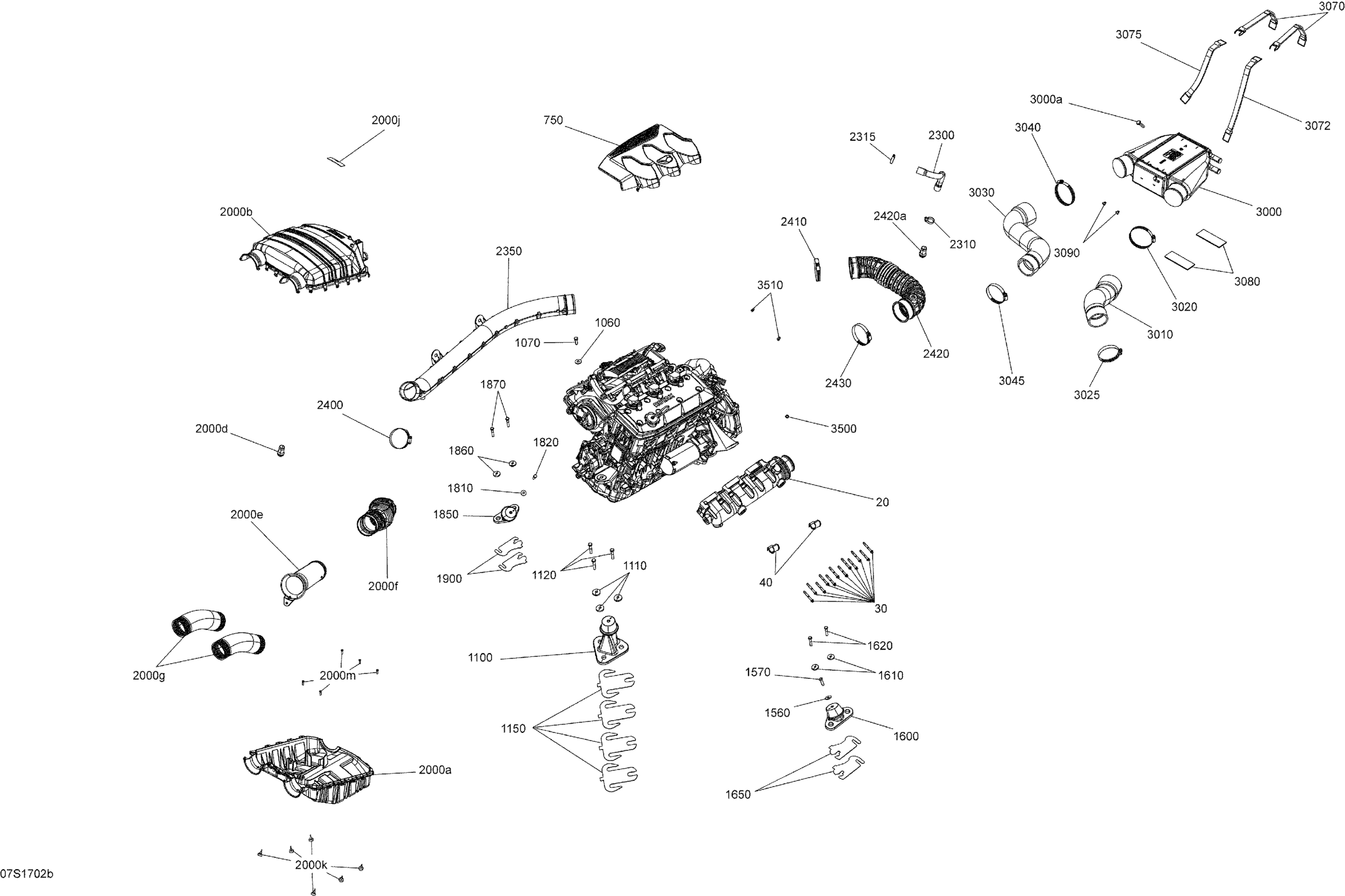 Схема узла: Engine - Model without Suspension